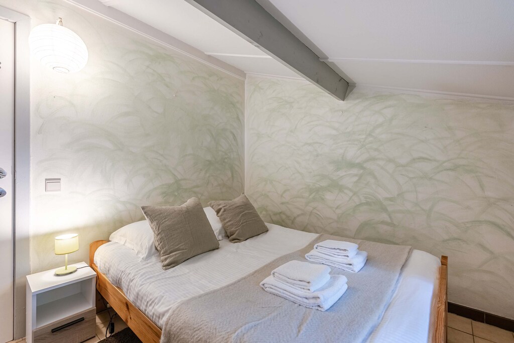 Master bedroom with double bed