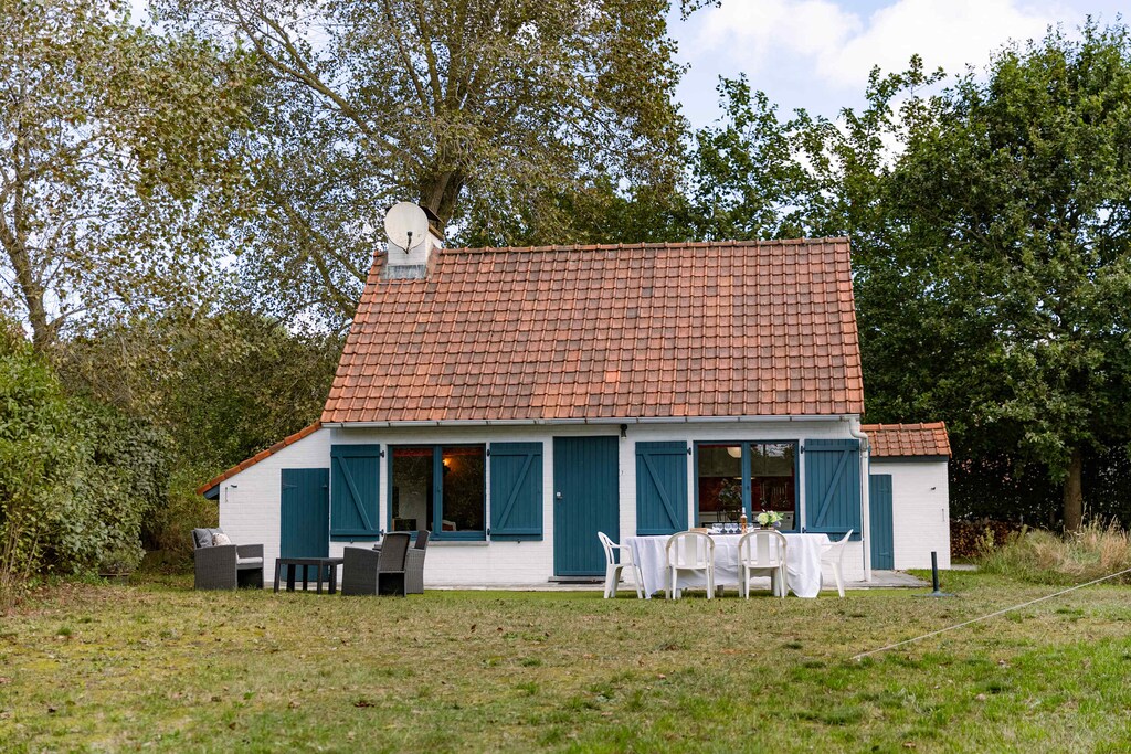 View of the bungalow from the garden