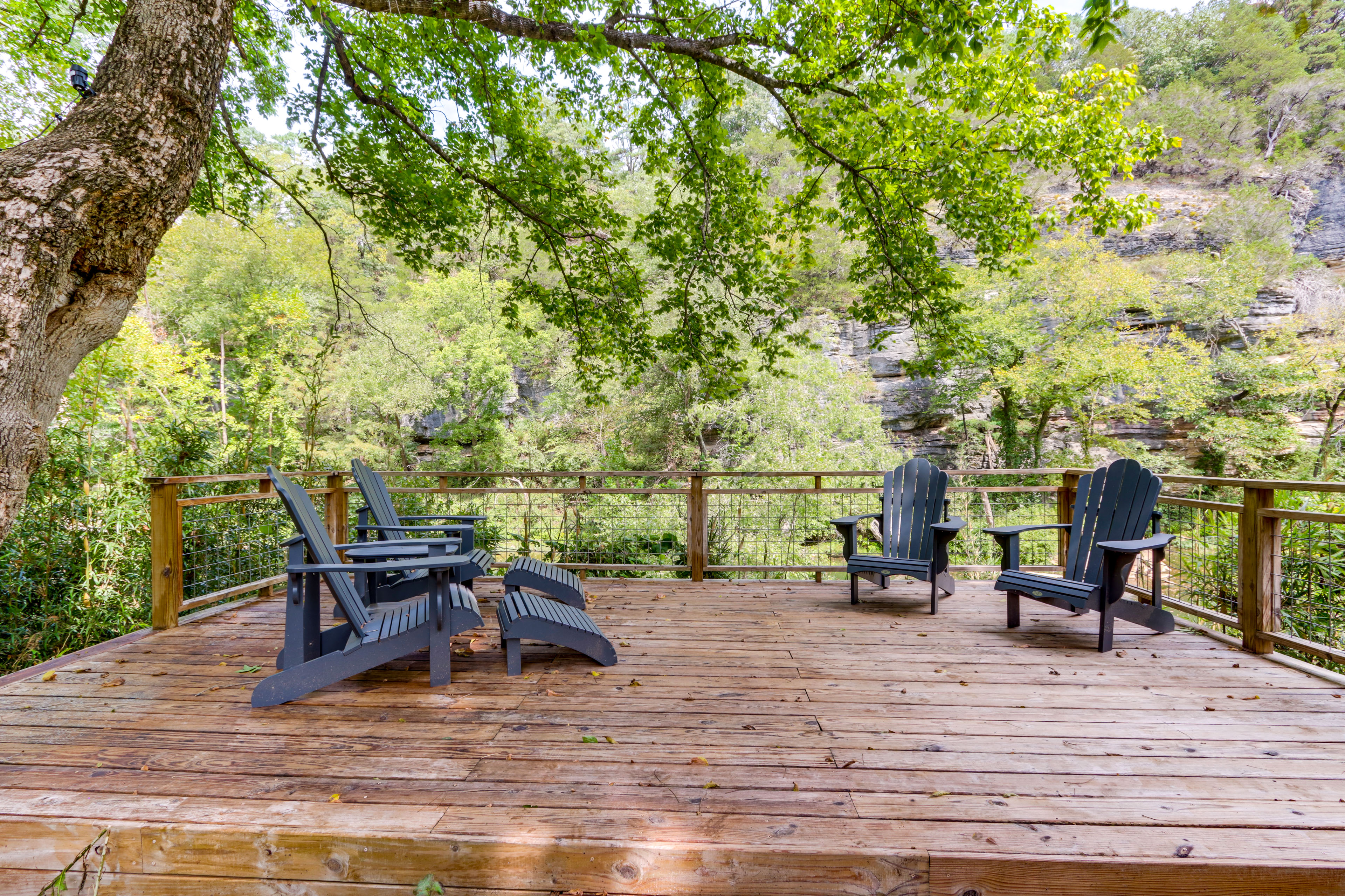 Property Image 2 - Riverfront Huntsville Cabin w/ Deck & Kayaks!