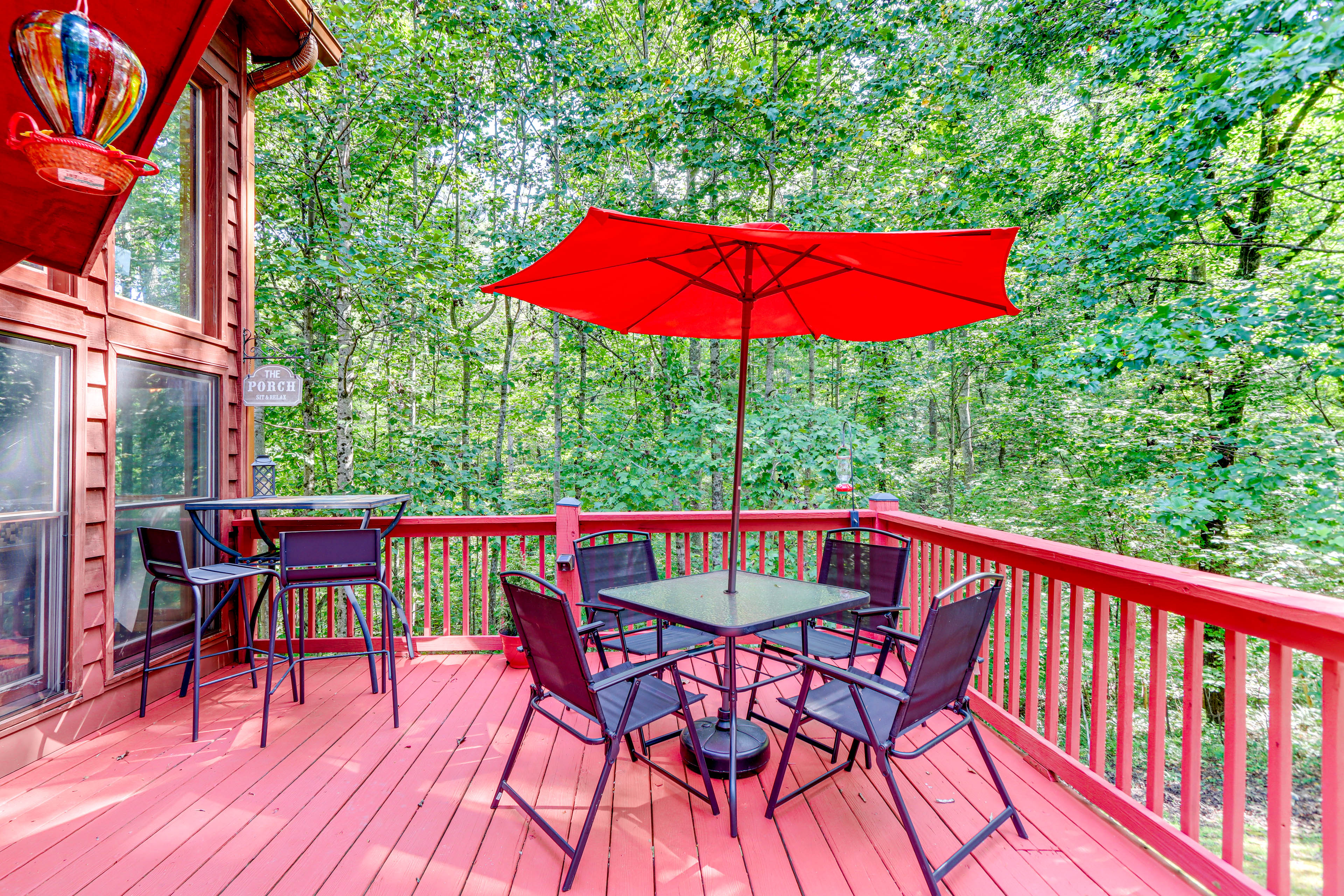 Property Image 1 - Spacious Talking Rock Cabin: Game Room, Fire Pit!