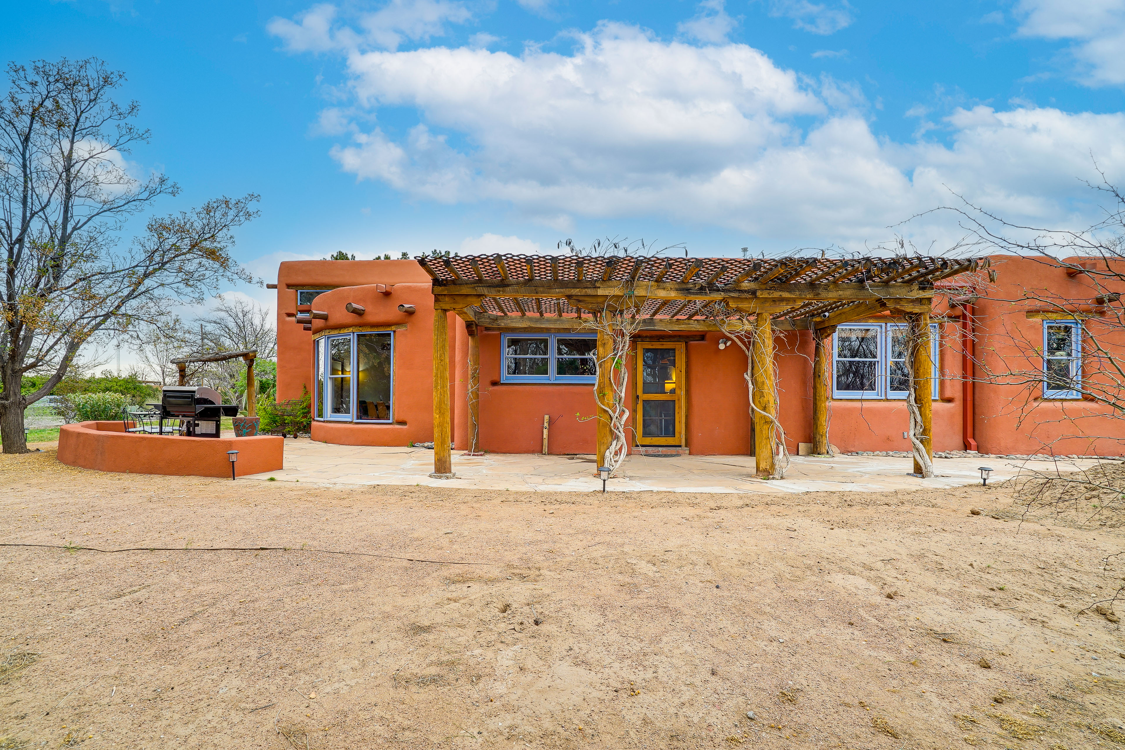 Las Cruces Traditional Adobe Home on 6 Acres!