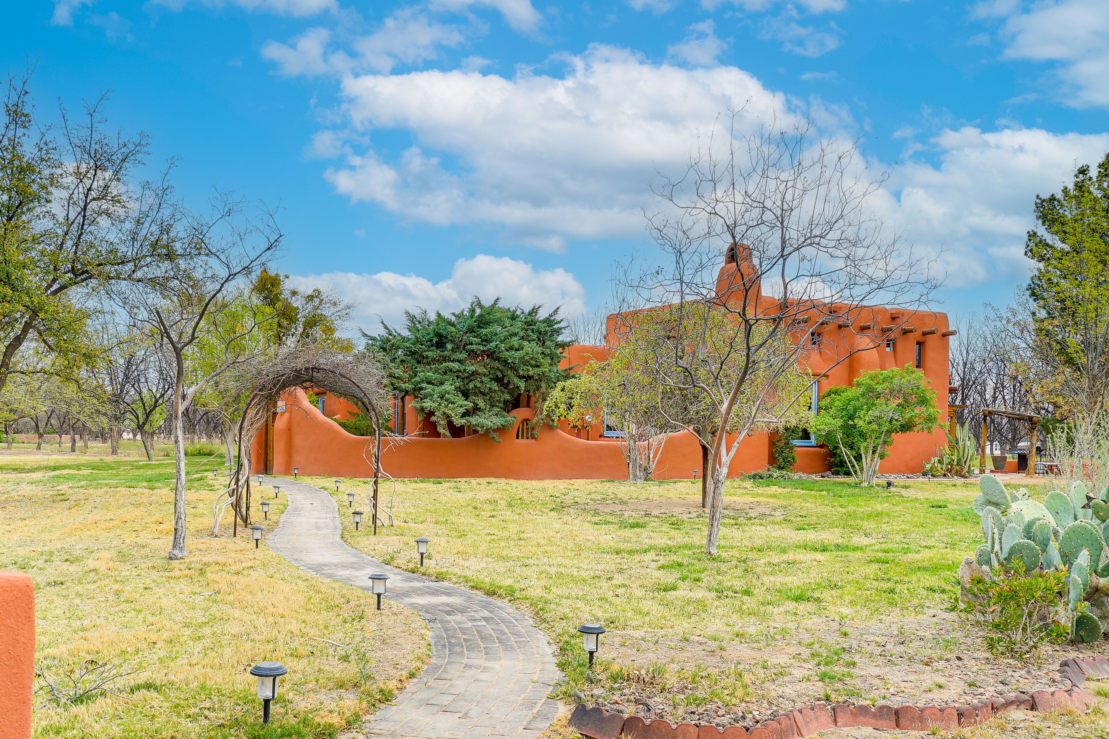 Property Image 2 - Las Cruces Santa Fe-Style Adobe Home on 6 Acres!