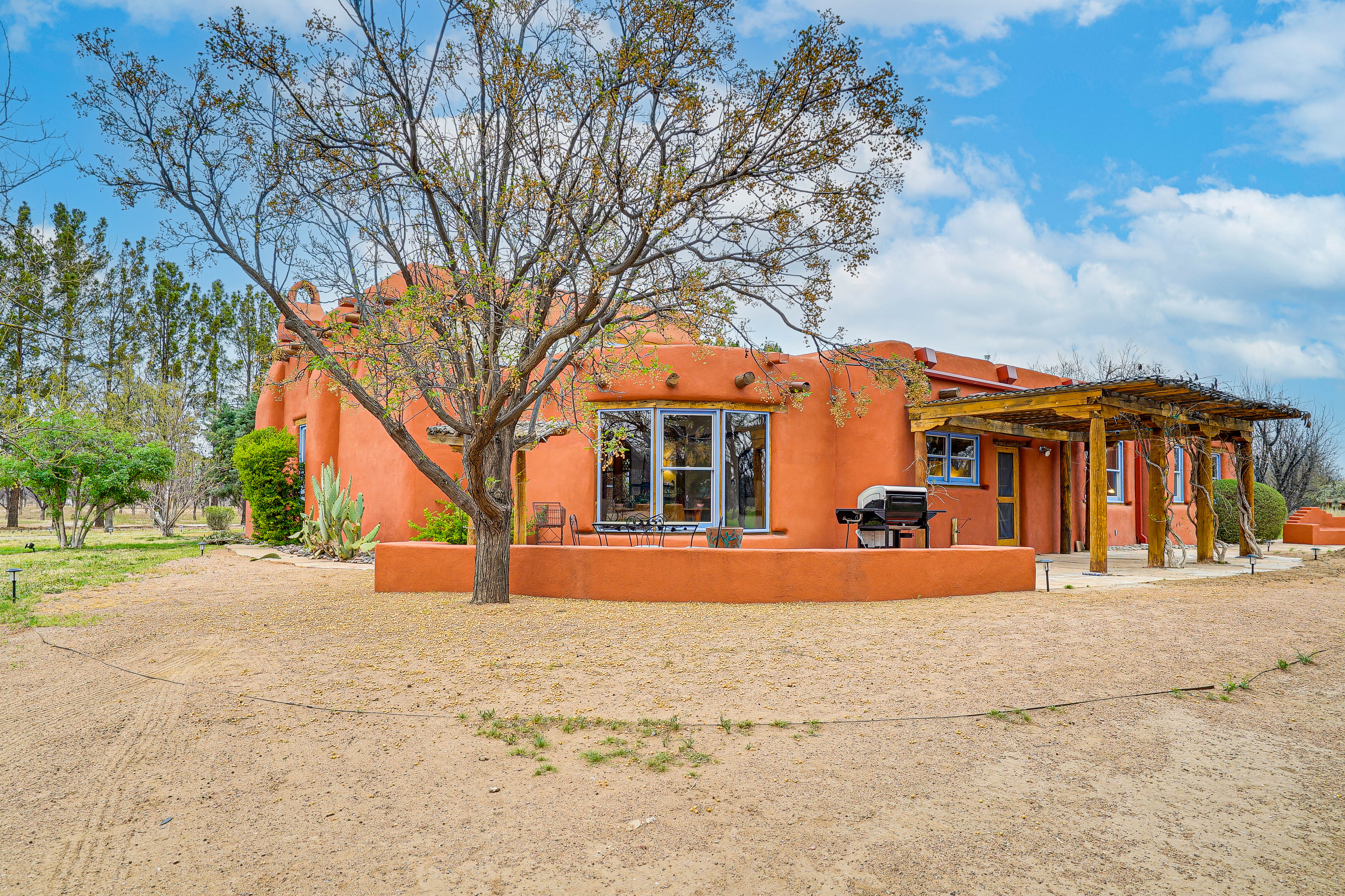 Property Image 2 - Las Cruces Traditional Adobe Home on 6 Acres!