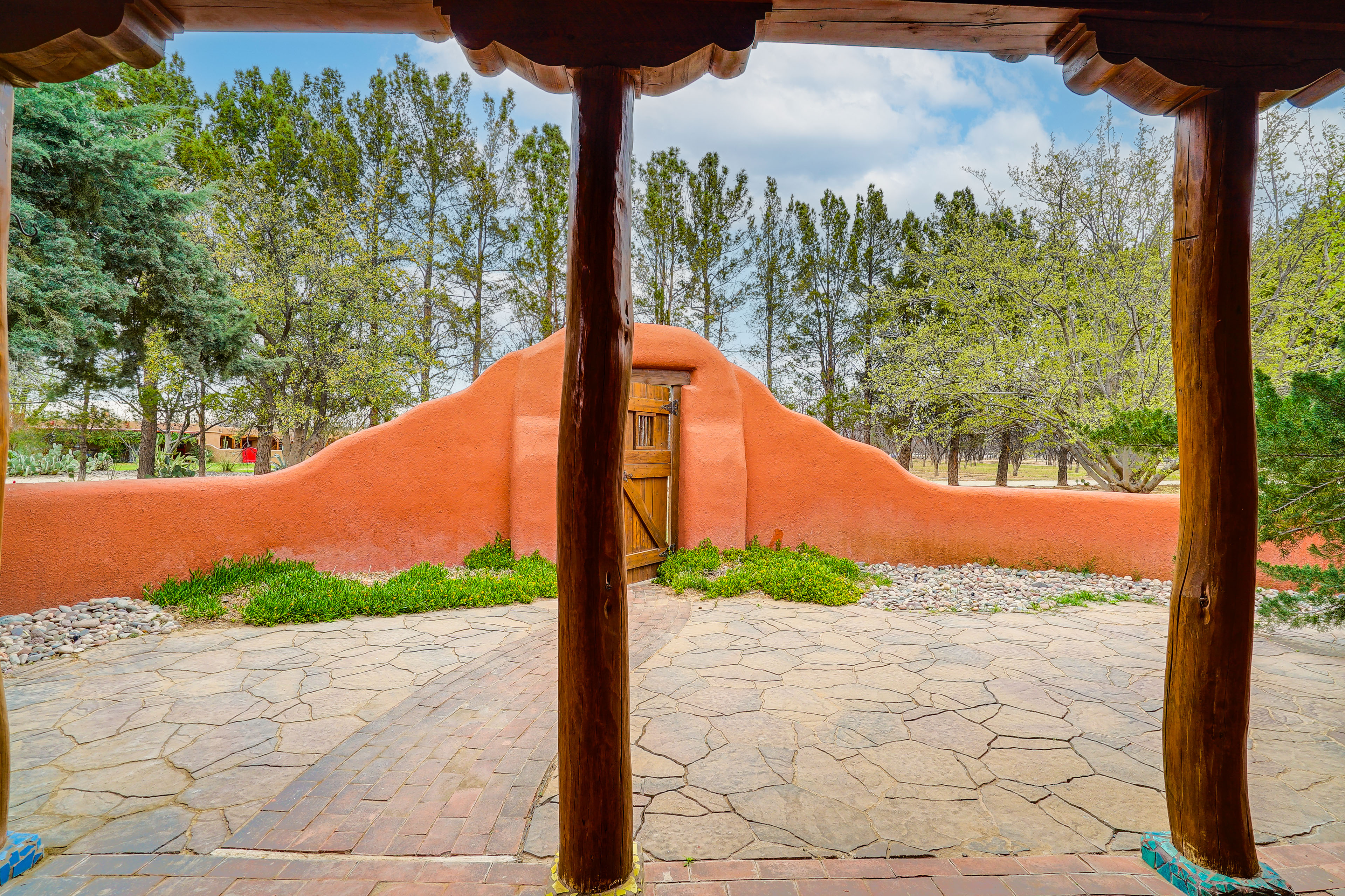 Property Image 1 - Las Cruces Santa Fe-Style Adobe Home on 6 Acres!