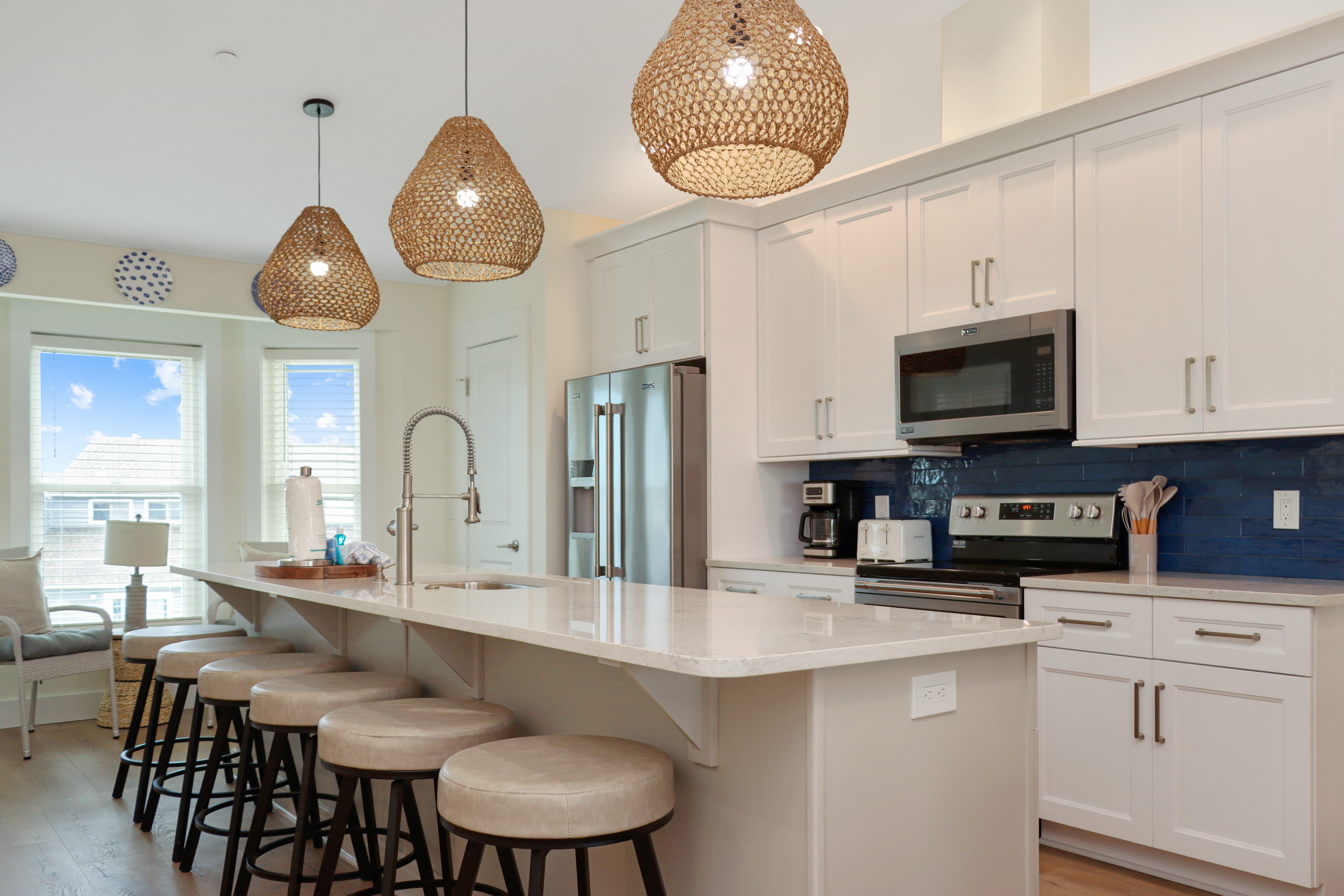 Kitchen with Bar Seating