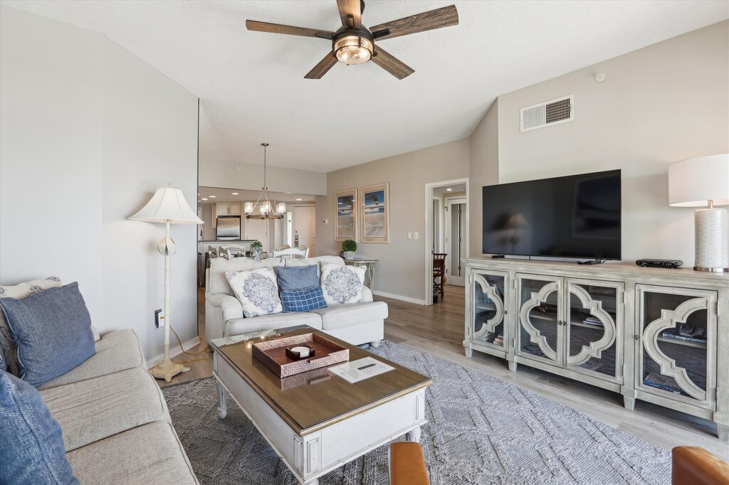 Living Room, Dining Area and Kitchen at 507 Barrington Arms