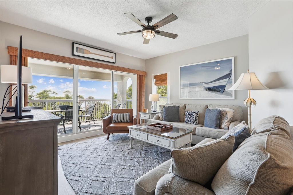 Living Room with Ocean Views at 507 Barrington Arms