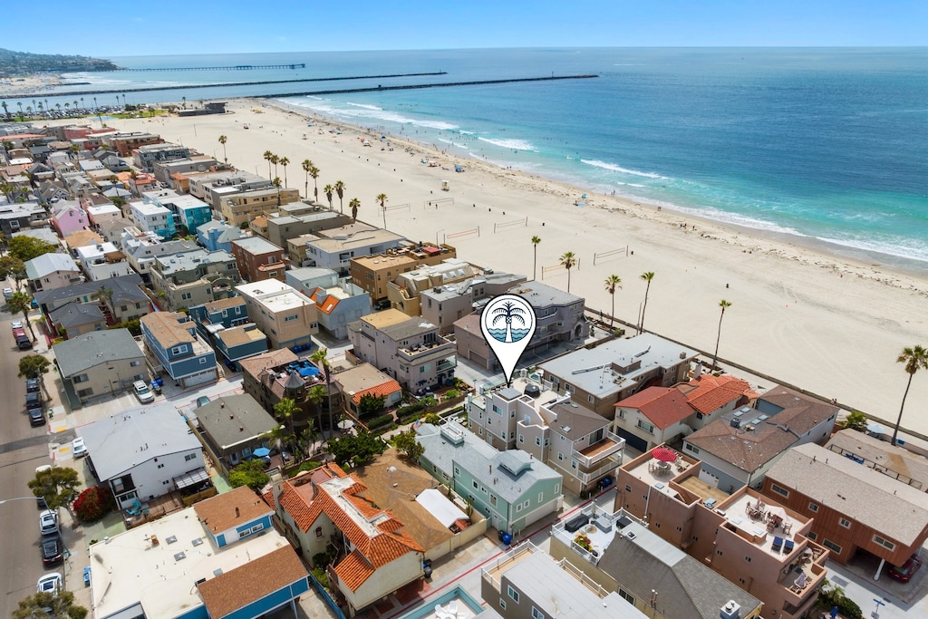 View south to the jetty