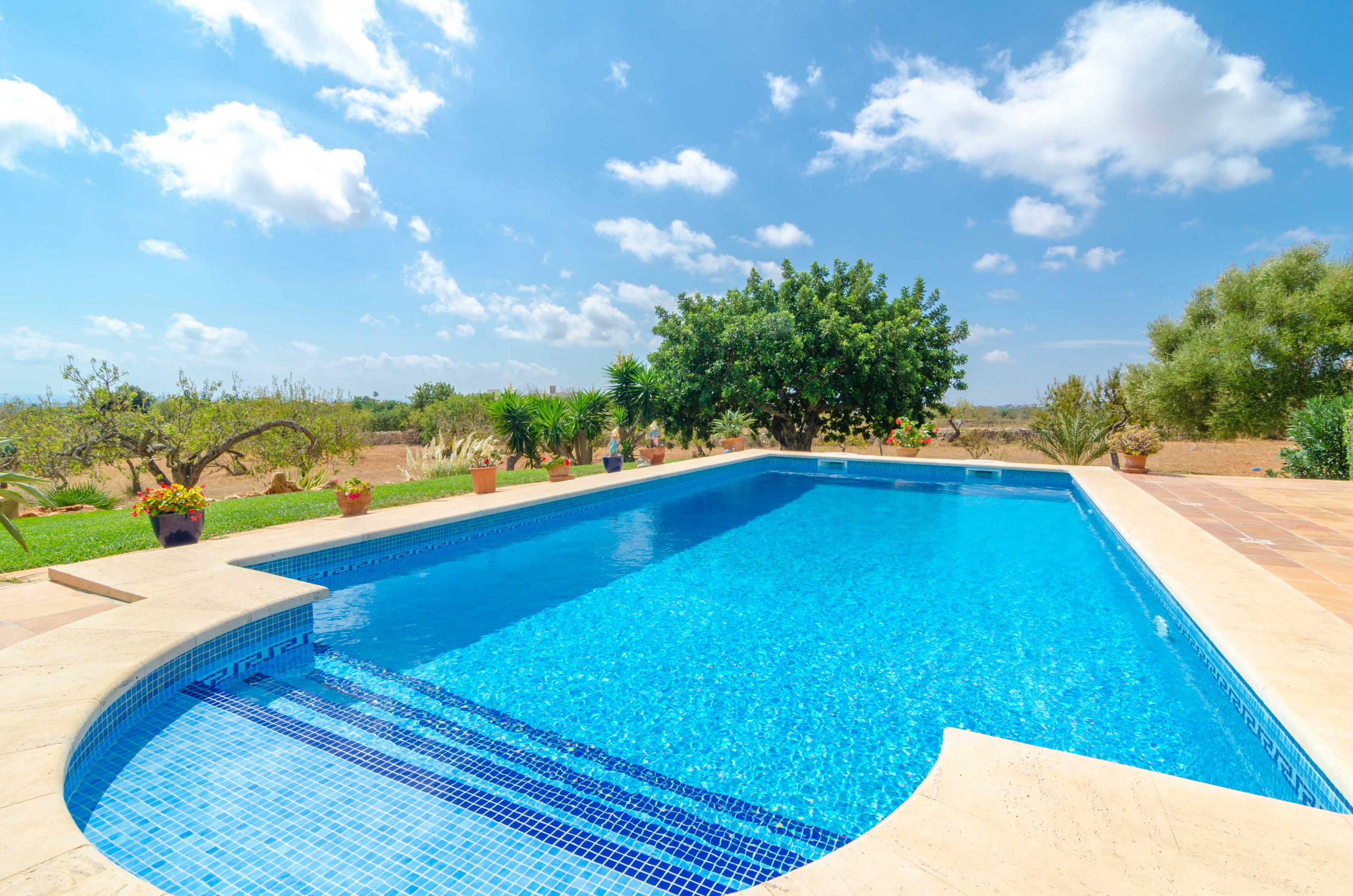 Property Image 2 - CAN MARINES - Villa with private pool in Calonge - Santanyí. Free WiFi.