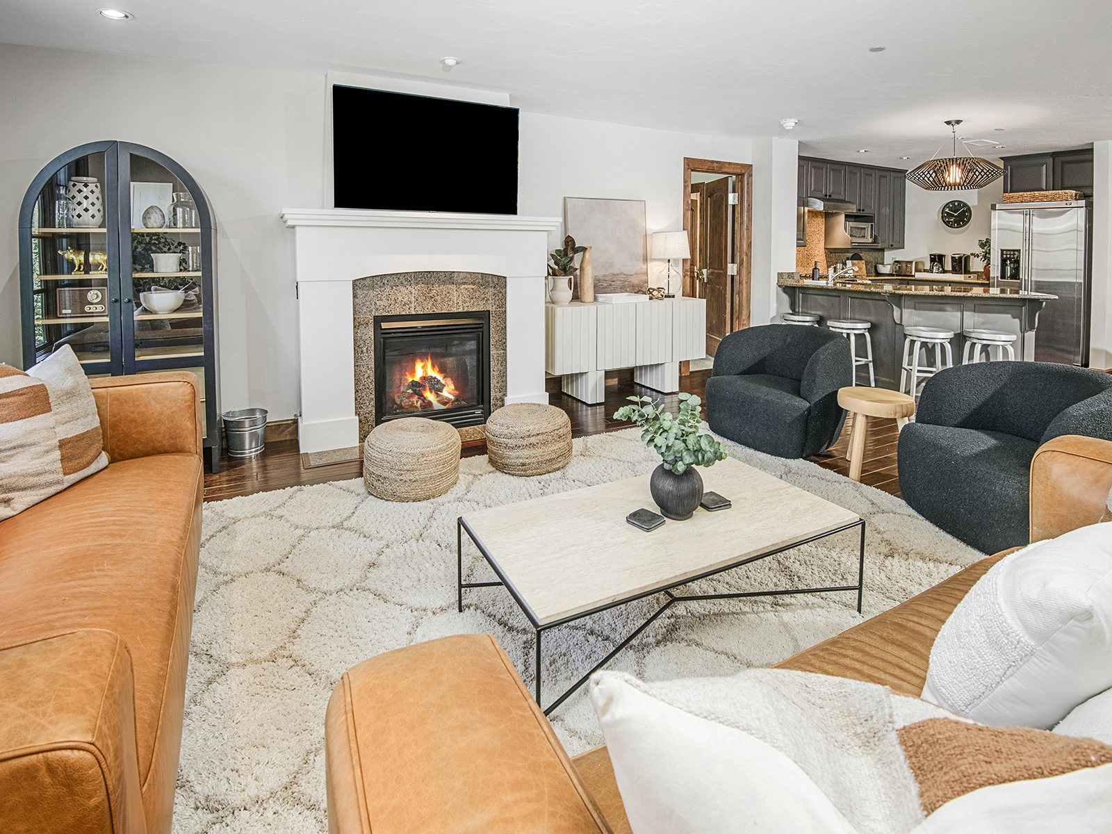 Living Room w/ Fireplace