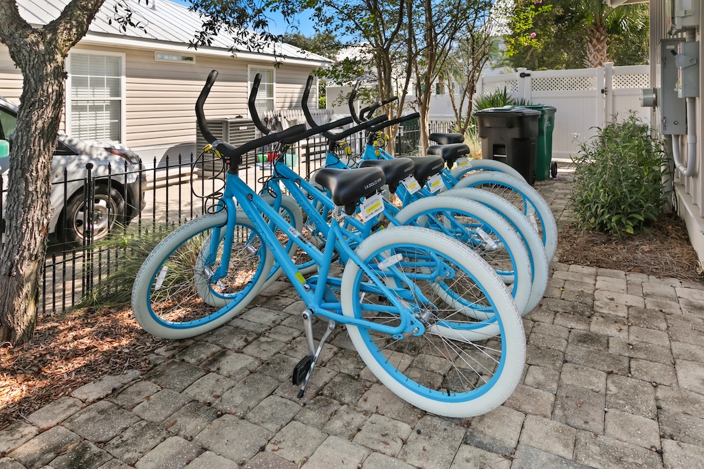 Enjoy 5 Taxi Bikes during your stay
