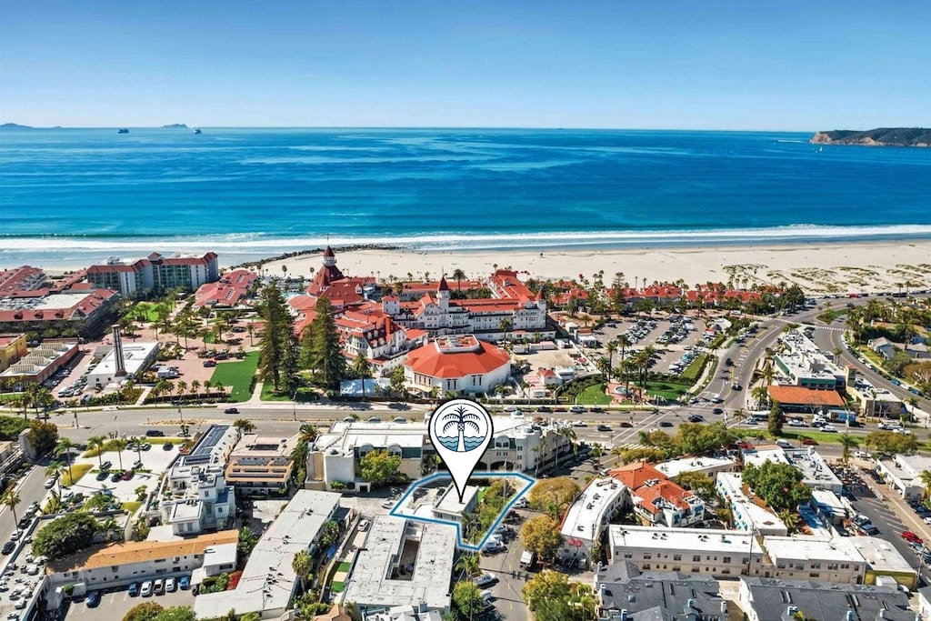 Near The Hotel Del and the beach