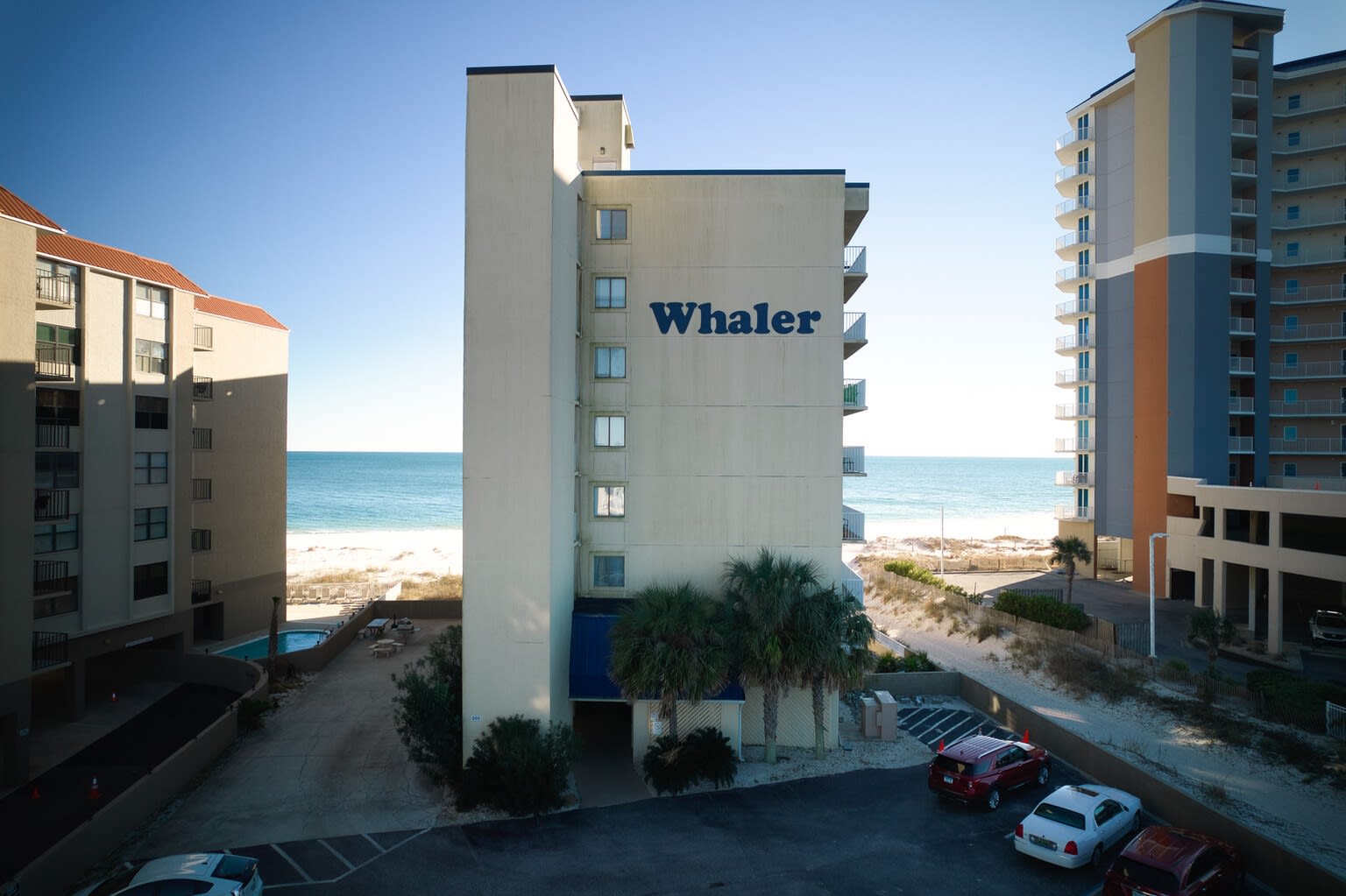 The Whaler located on east beach blvd in Gulf Shores