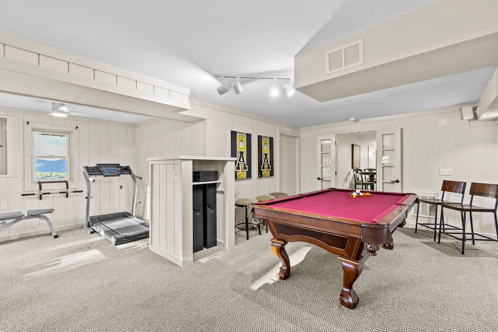 Game Room and Fitness Area