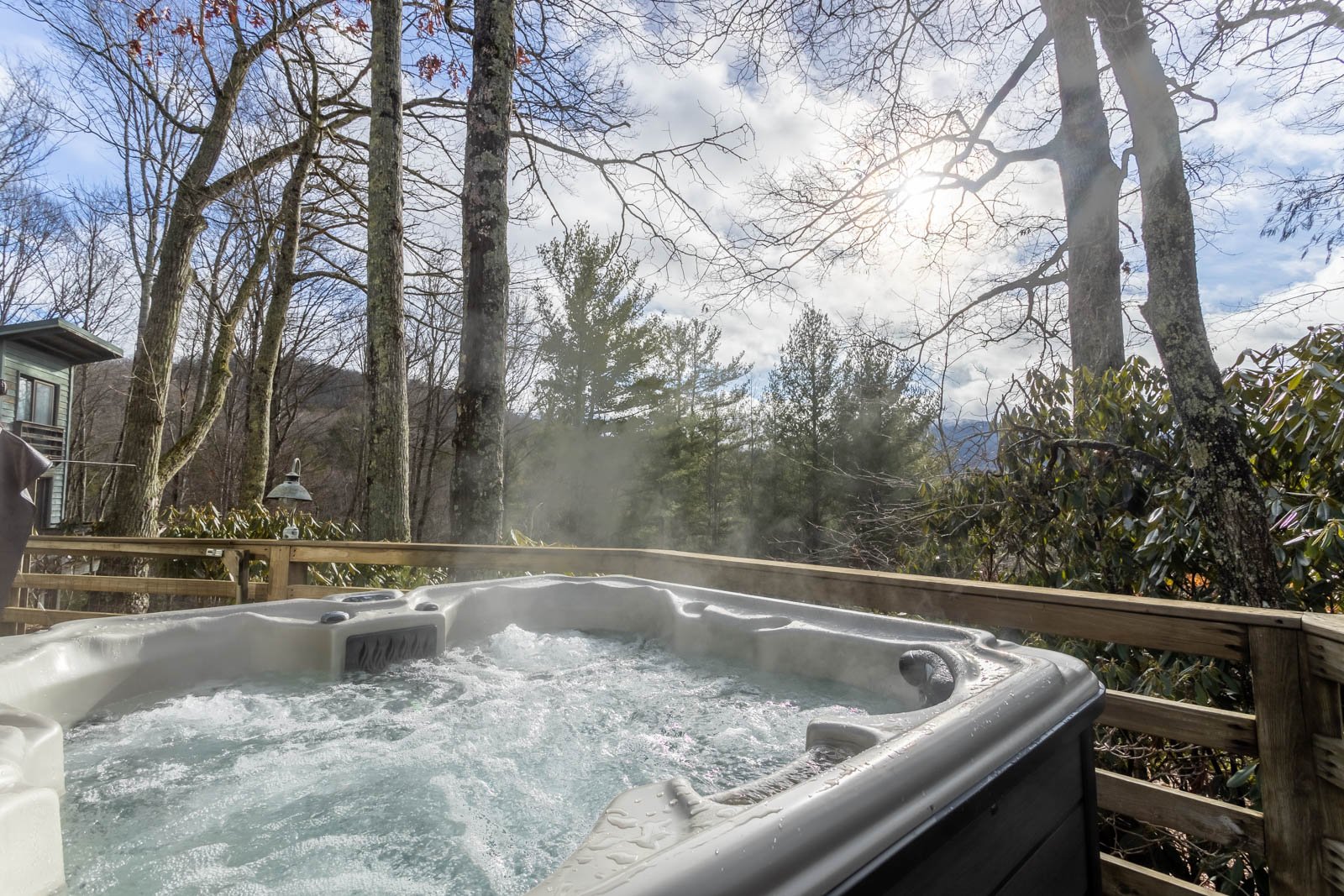 Hot Tub on the Main Level Deck