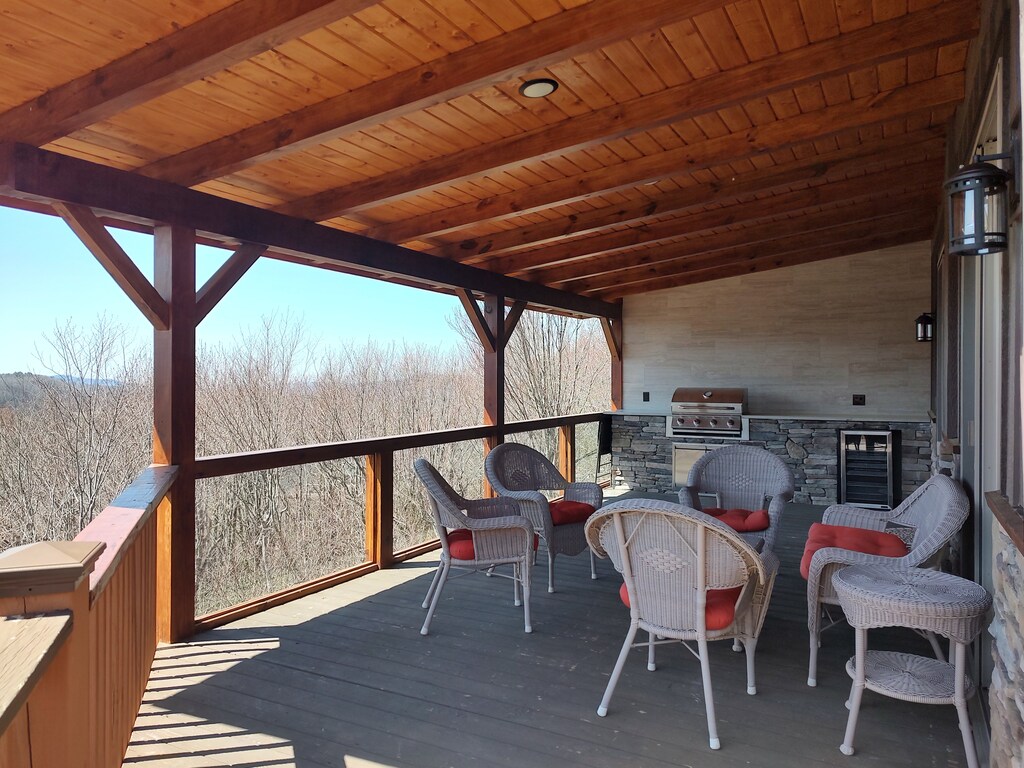 Covered Deck w/180-Degree Long Range Views!