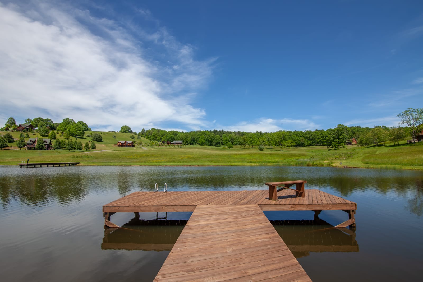 Private Dock Overlooking the Pond