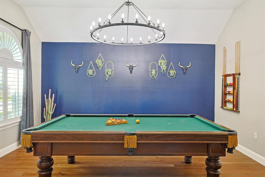 Ready for some friendly competition? Challenge your companions to a few matches of pool. You can even play as doubles or for some high stakes!