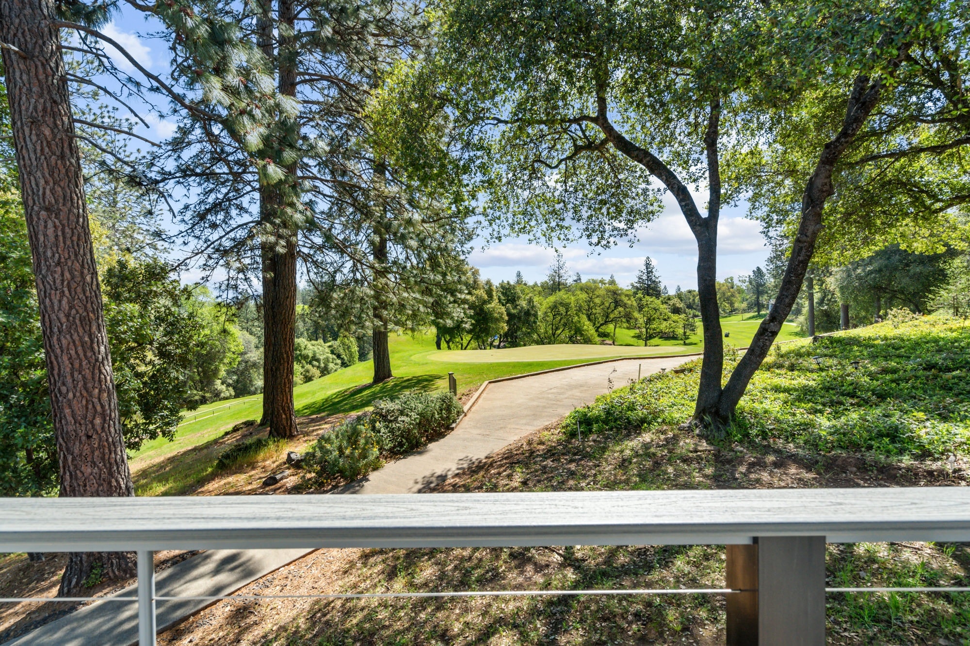 Greenbelt from deck.
Pine Mountain Lake Vacation Rental "Up On V1" - Unit 7 Lot 34.