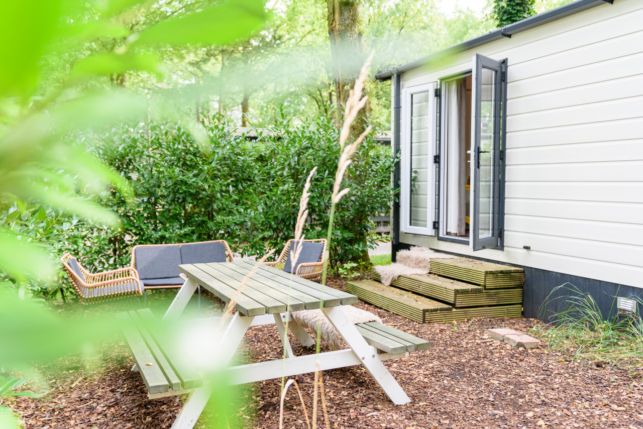 Property Image 1 - Chalet, with 2 steps in the woods | Veluwe | Kids.