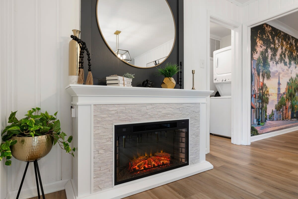 Electric Decorative Fireplace.