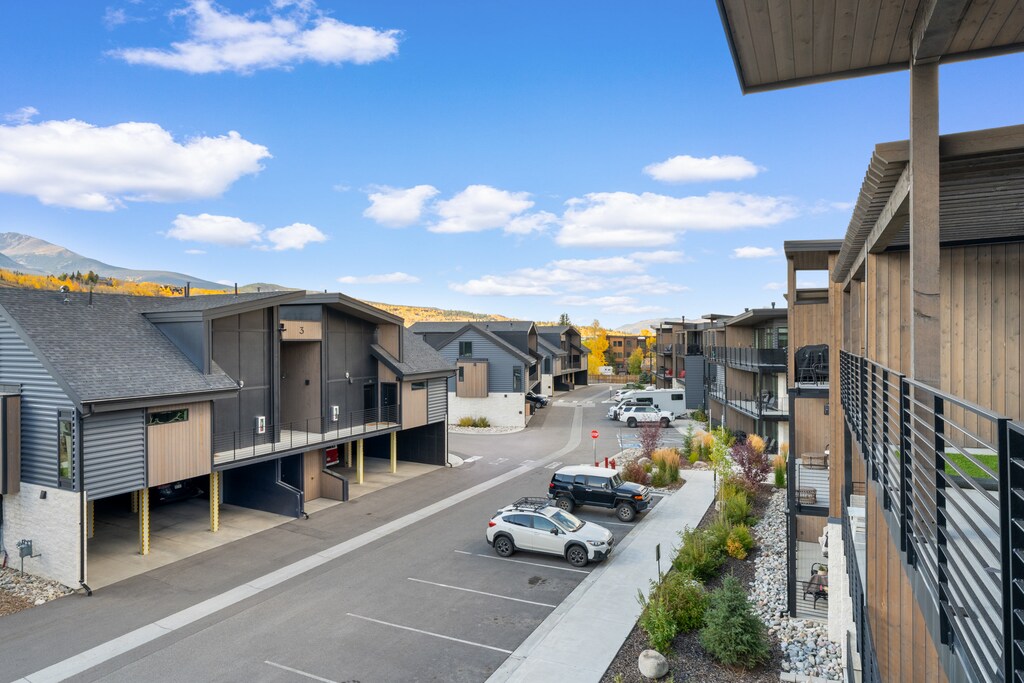 View from the private balcony. 