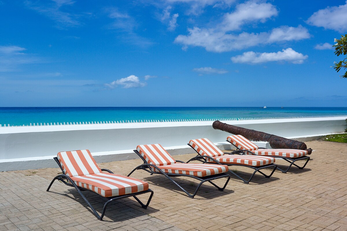 Catch rays on the beach deck