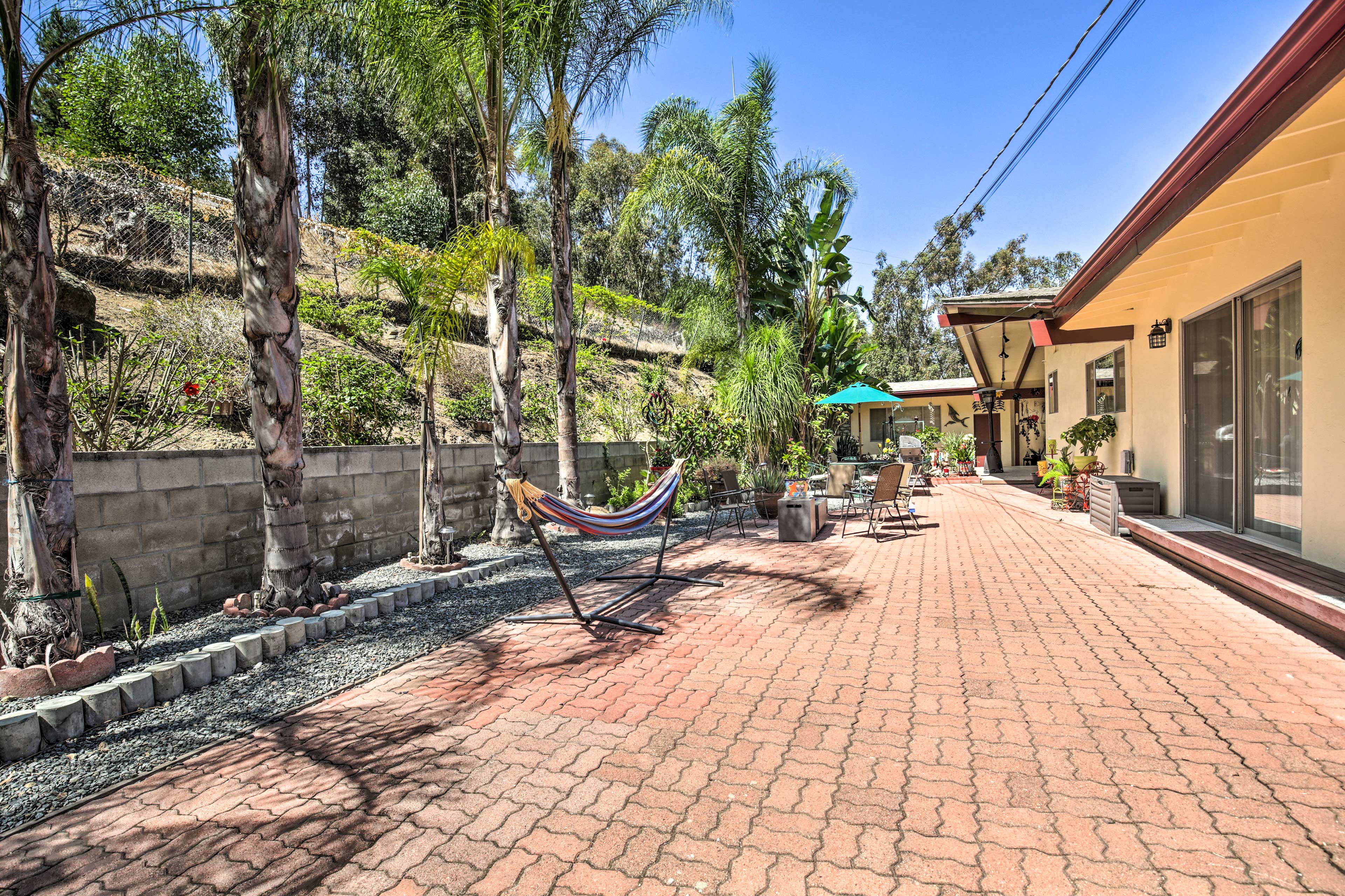 Colorful El Cajon Hideaway w/ Peaceful Garden!