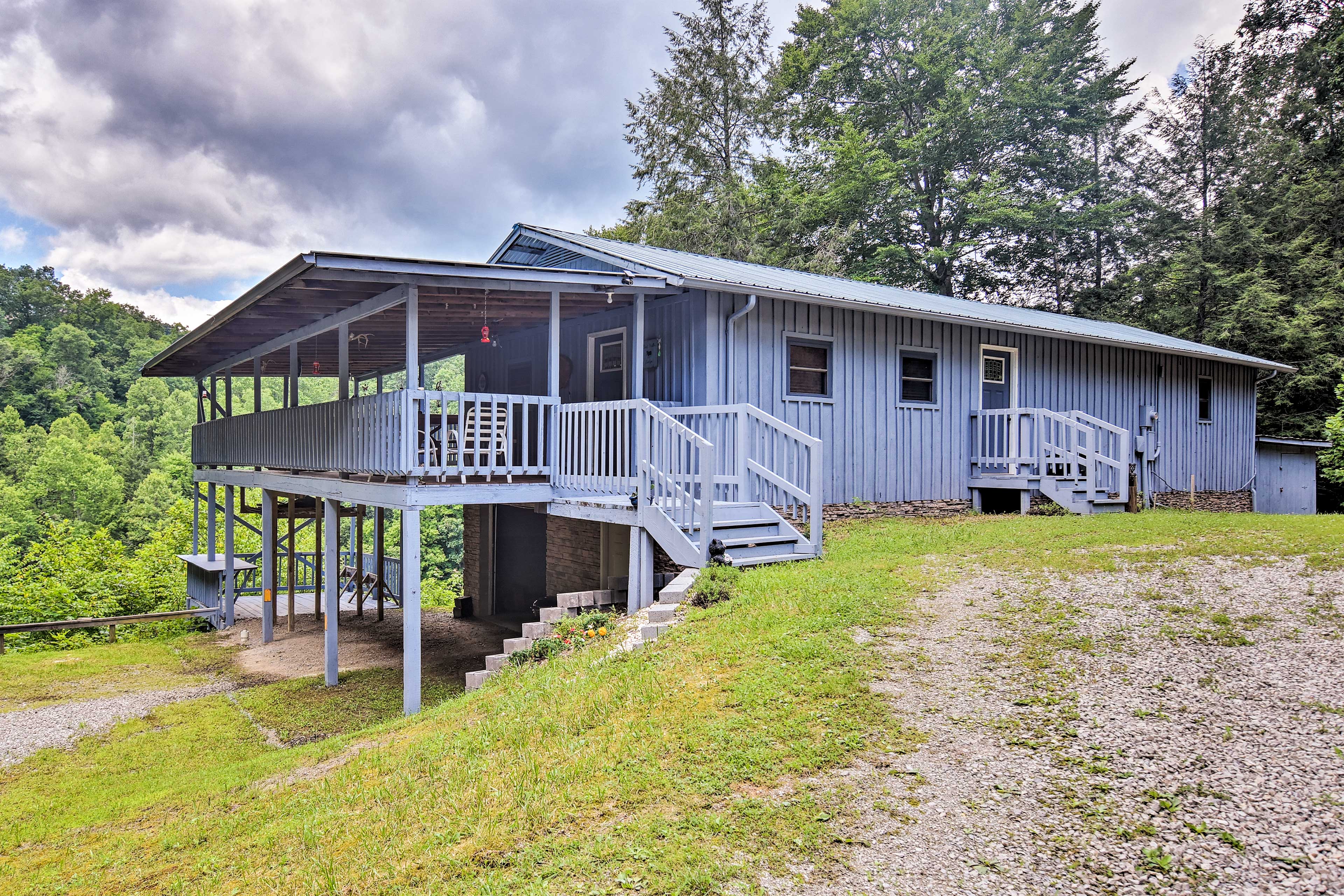 Property Image 1 - Pet-Friendly Castlewood Cabin w/ Deck & Pond Views