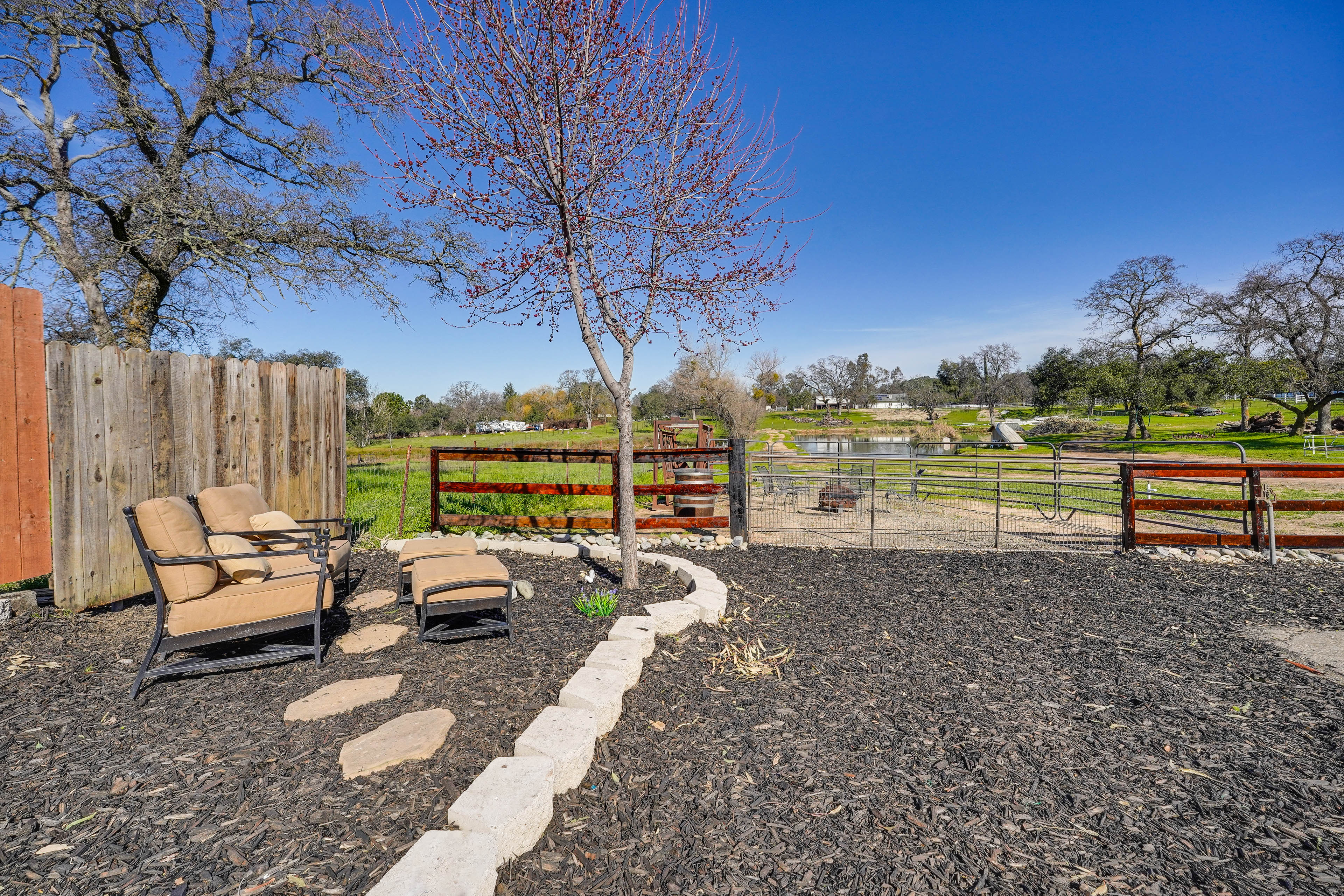 Covered Patio: Lincoln Vacation Rental!