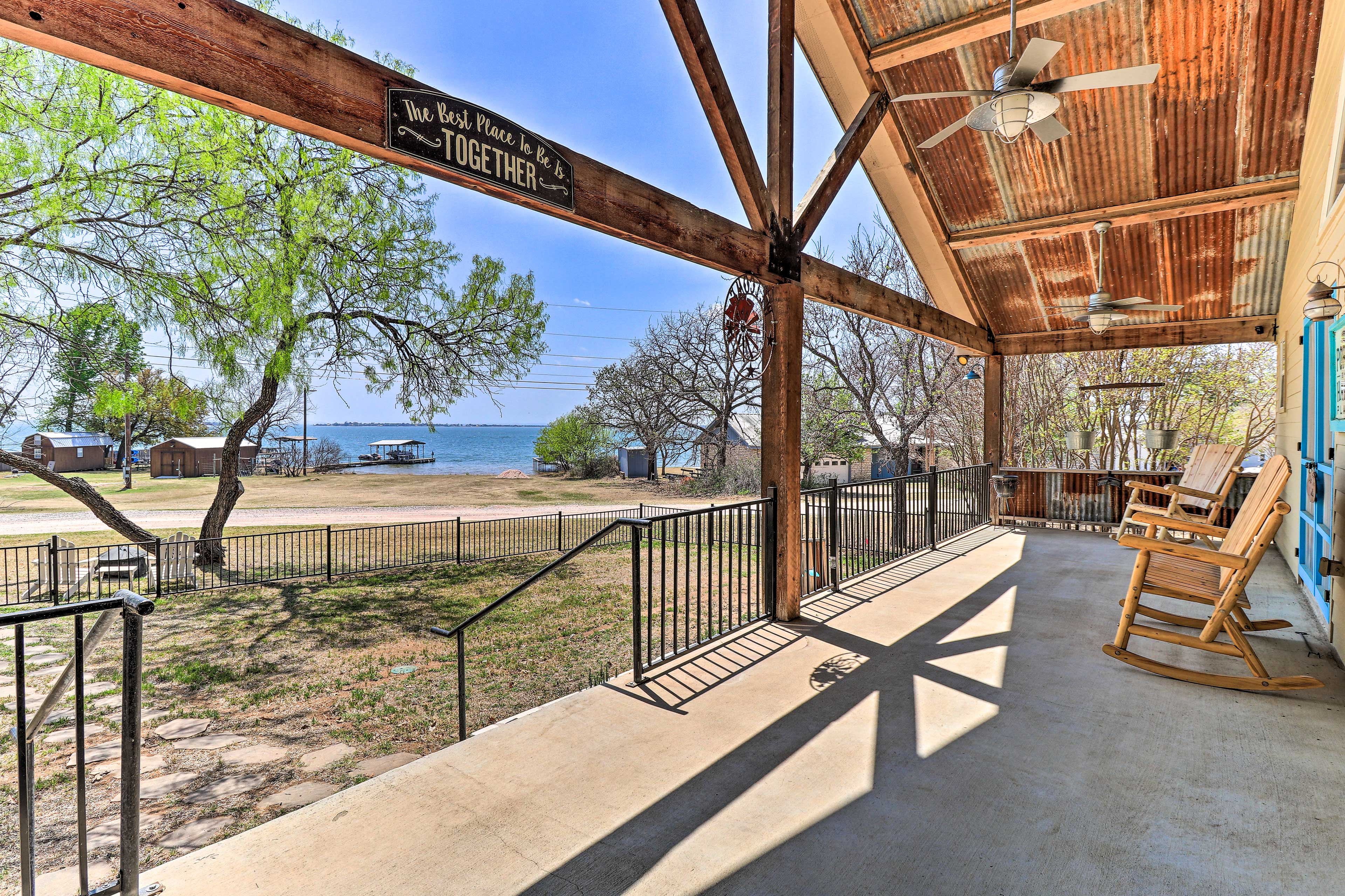 Property Image 2 - Charming Burnet Cottage w/ Lake View + Porch!