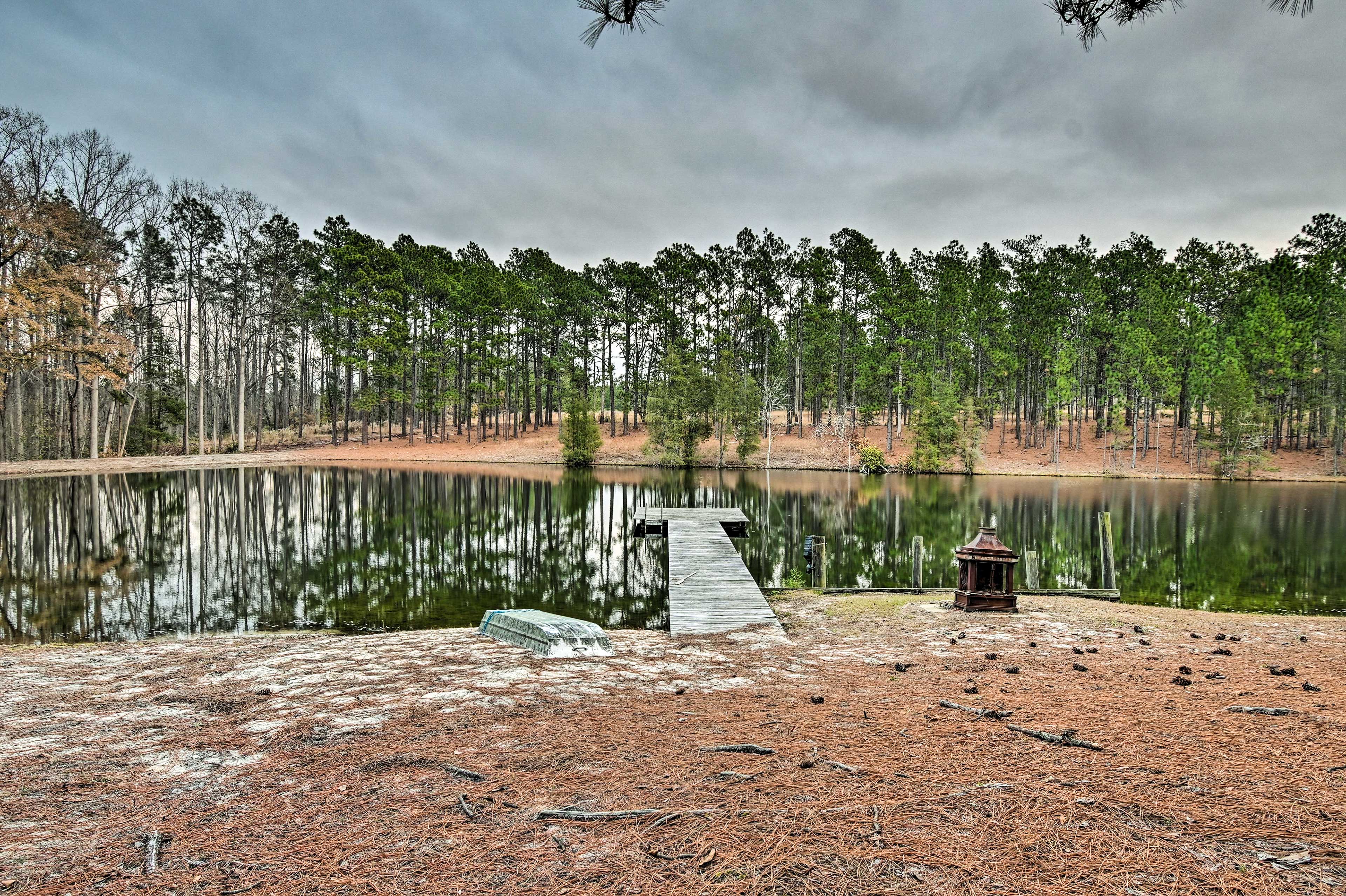 Property Image 2 - Rockingham Cabin on 75 Acres w/ Lake Access!