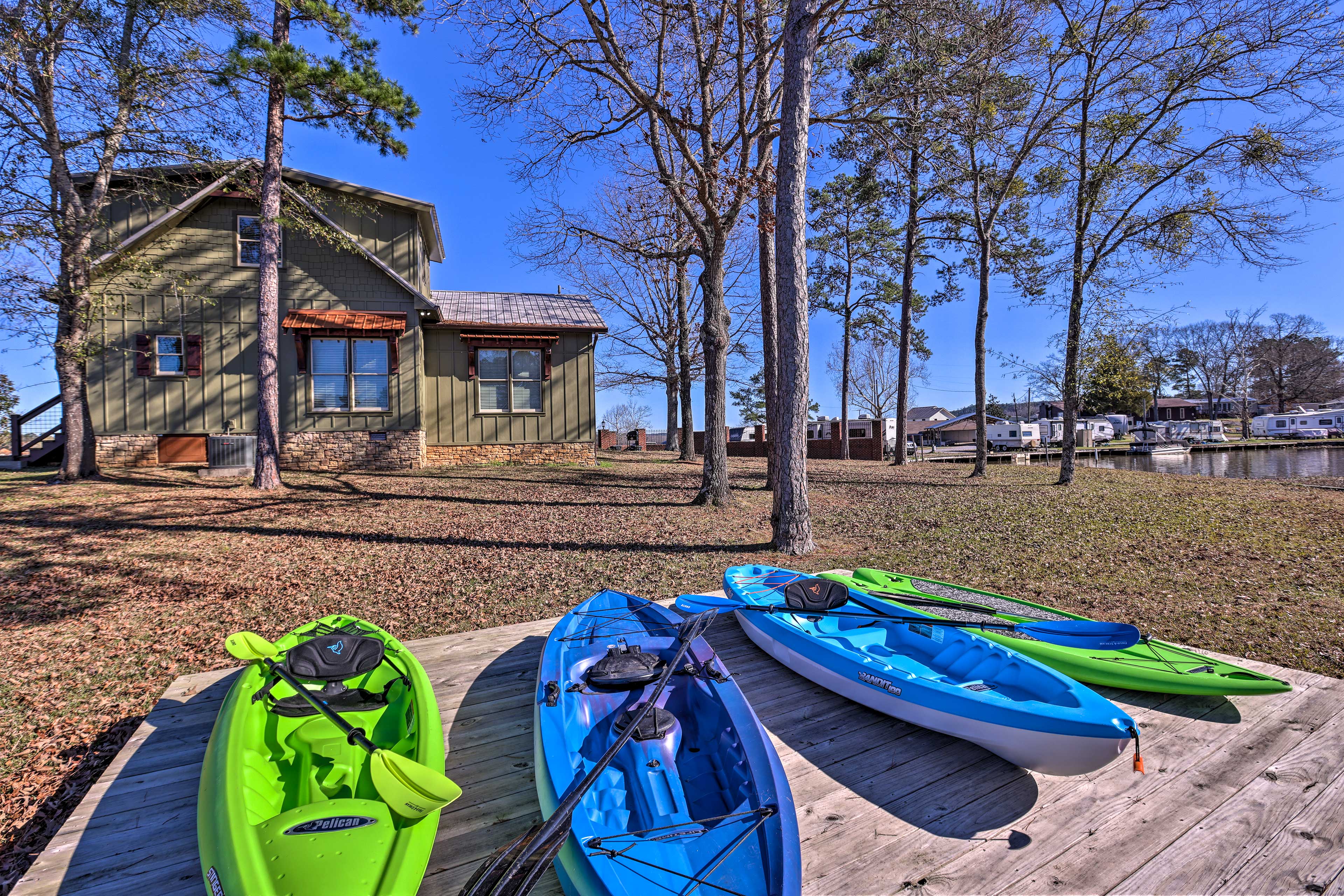 Property Image 1 - Home Located on the Shoreline of Lay Lake!