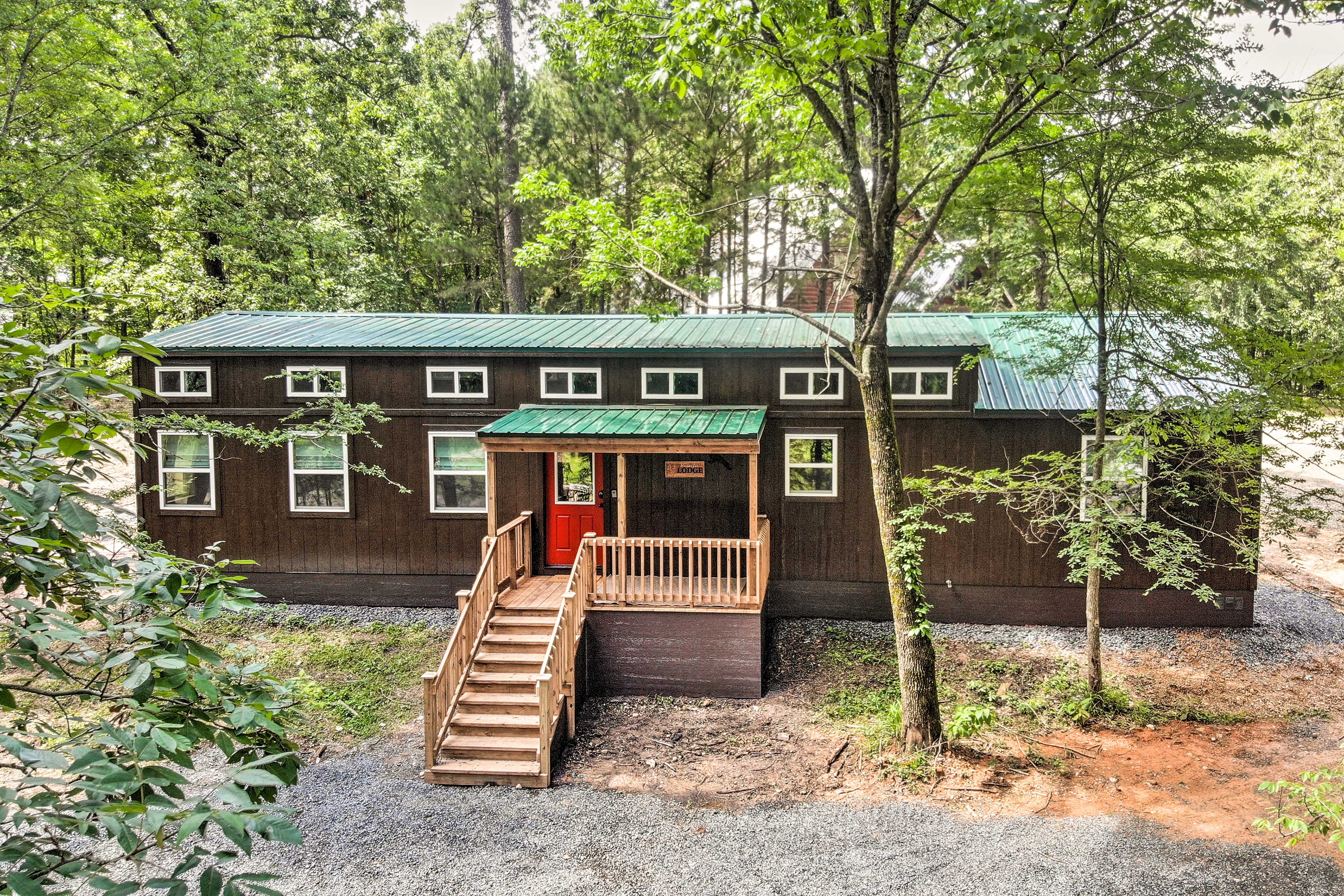 Property Image 2 - Stylish Cabin with Fire Pit Near Beavers Bend!