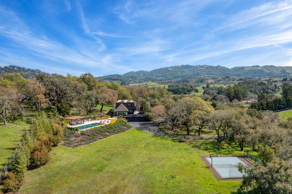 Tons of space on a huge lot.