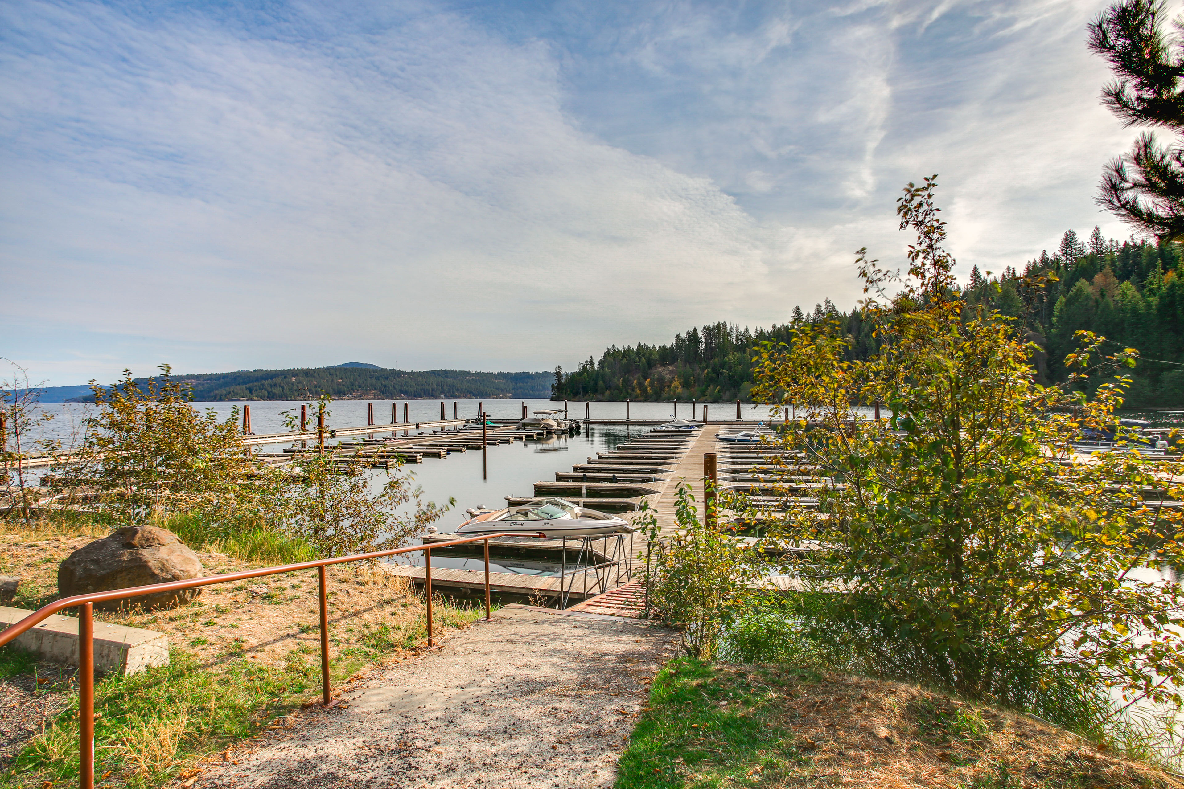 Lake Coeur d'Alene Cabin w/ Boat Slip in Worley!