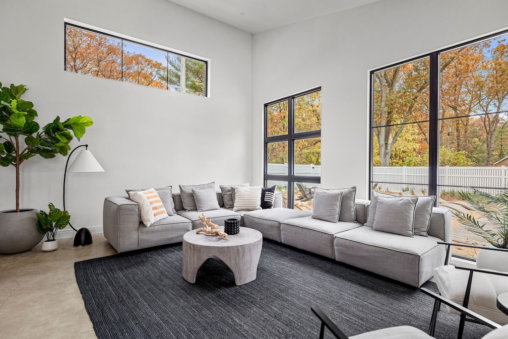 This room is basically a giant hug with a view.