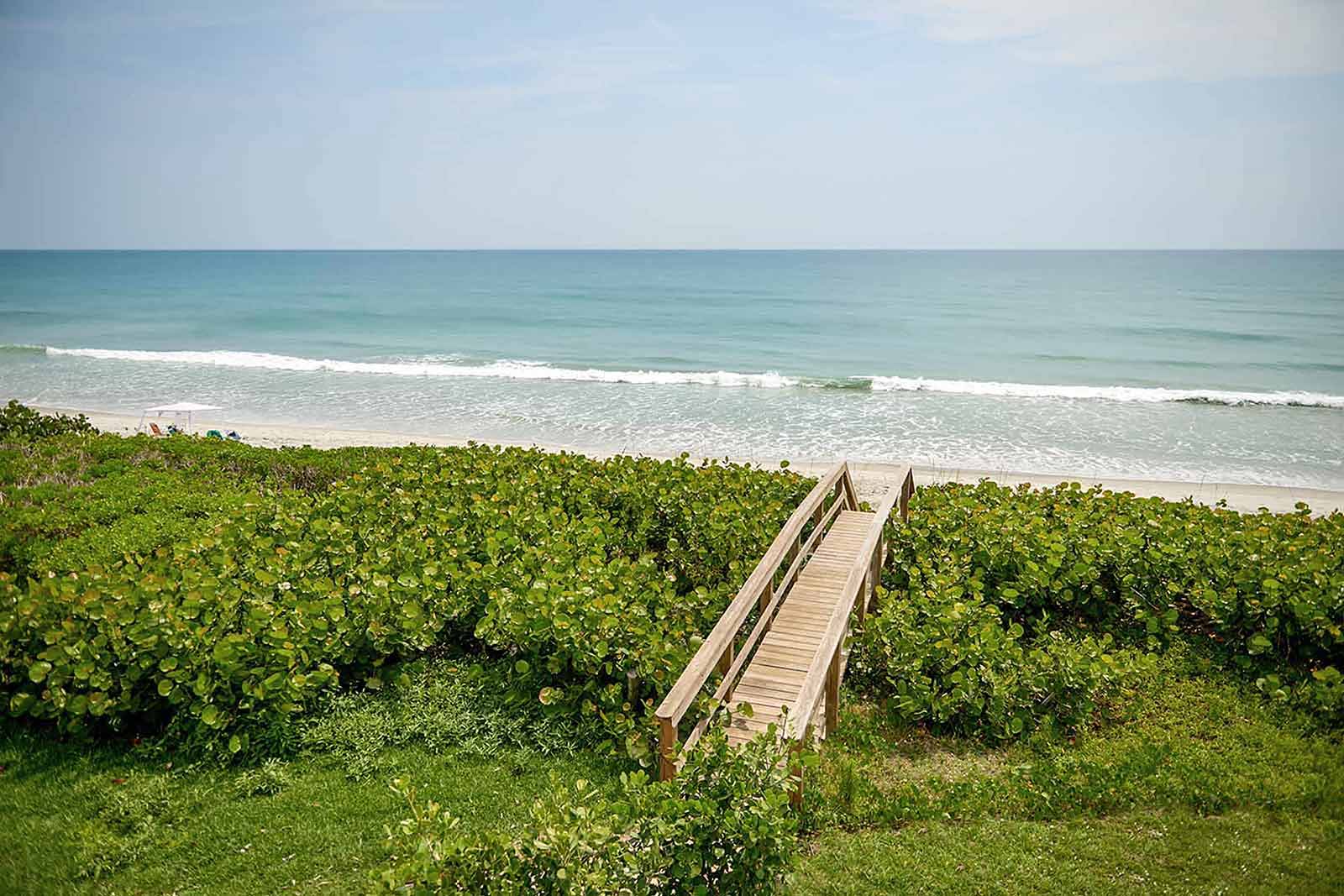 Walkway to Melbourne Beach