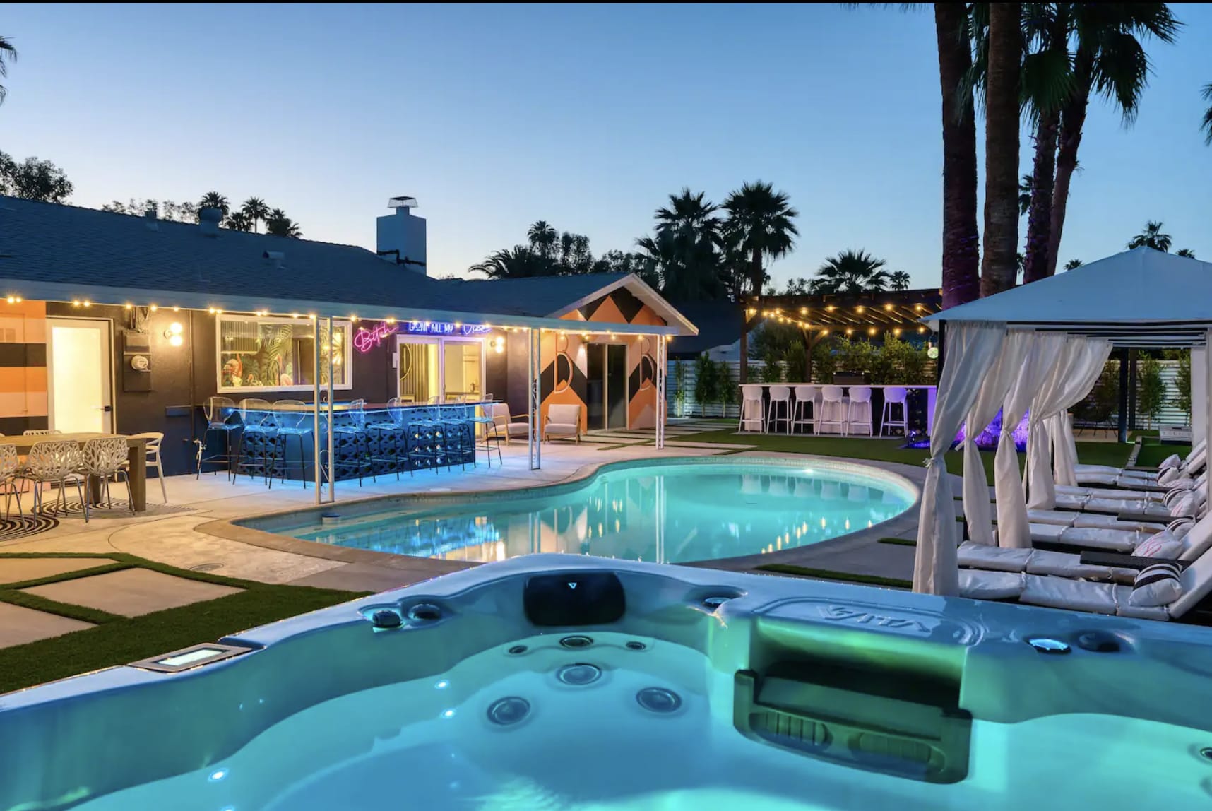 Property Image 1 - The Blush - Pool. Spa, Speakeasy Bar, and Neons!