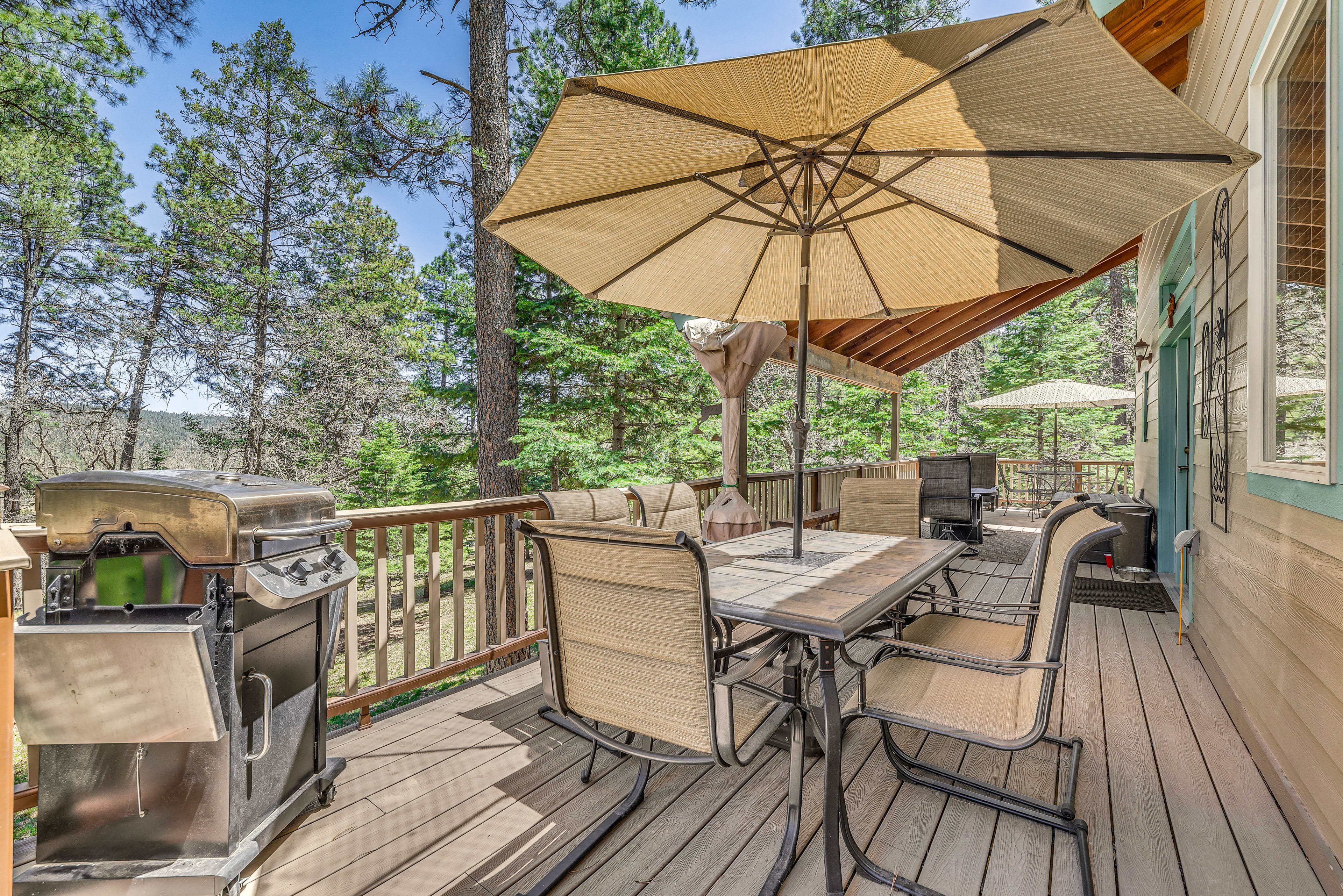 Property Image 2 - Rustic Cloudcroft Cabin w/ Spacious Deck & Grill!