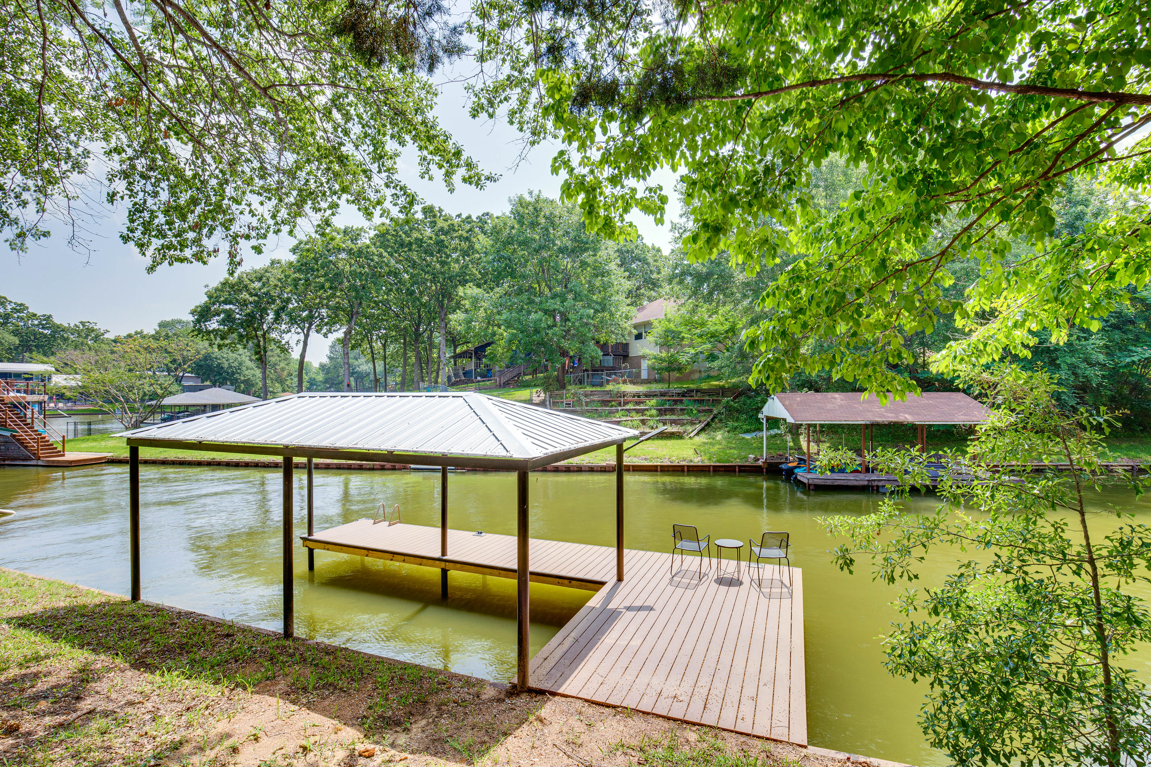 Property Image 2 - Dock & Fire Pit: Lakefront Home in Malakoff!