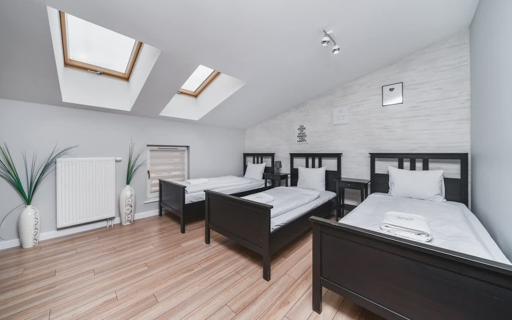 A quiet bedroom perfect for relaxing. 