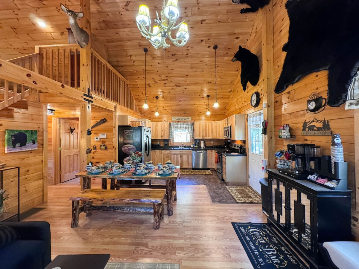 Property Image 2 - The Bear’s Den | Lake Access, Hot Tub, Snowmobile!