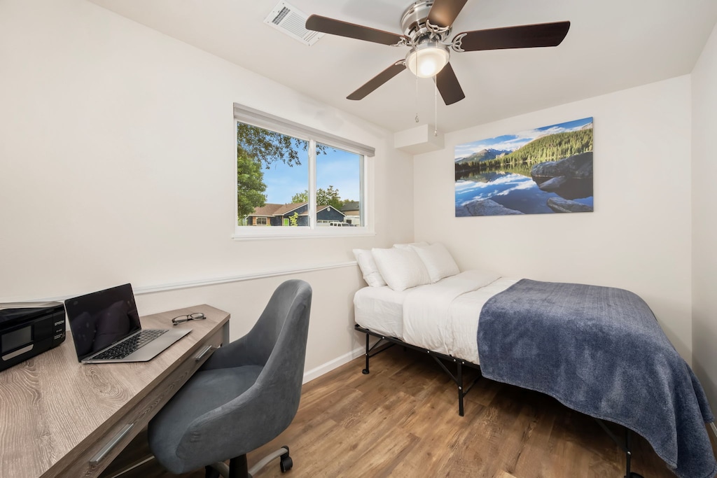 Bedroom 5 | Office Space with Full Bed (lower level)