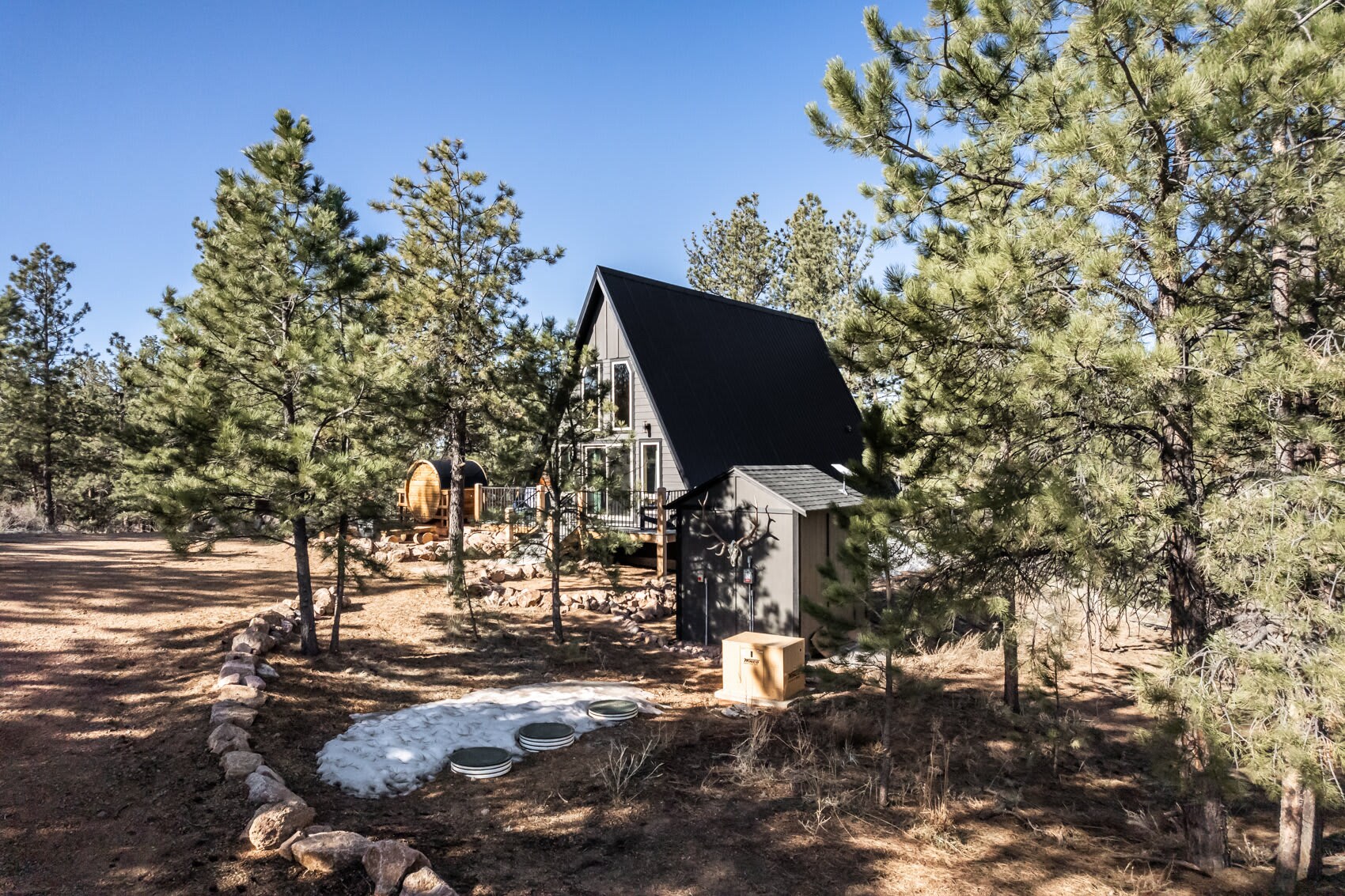 Cozy A-Frame Cabin | King Bed | Sauna | Fire Pit