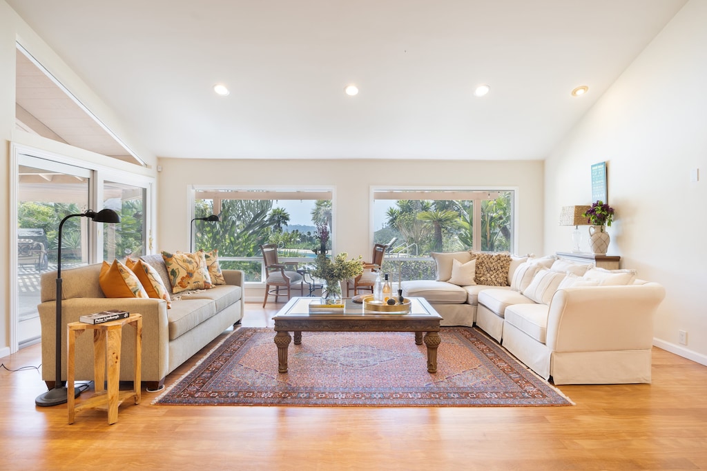 Bright and spacious living area.