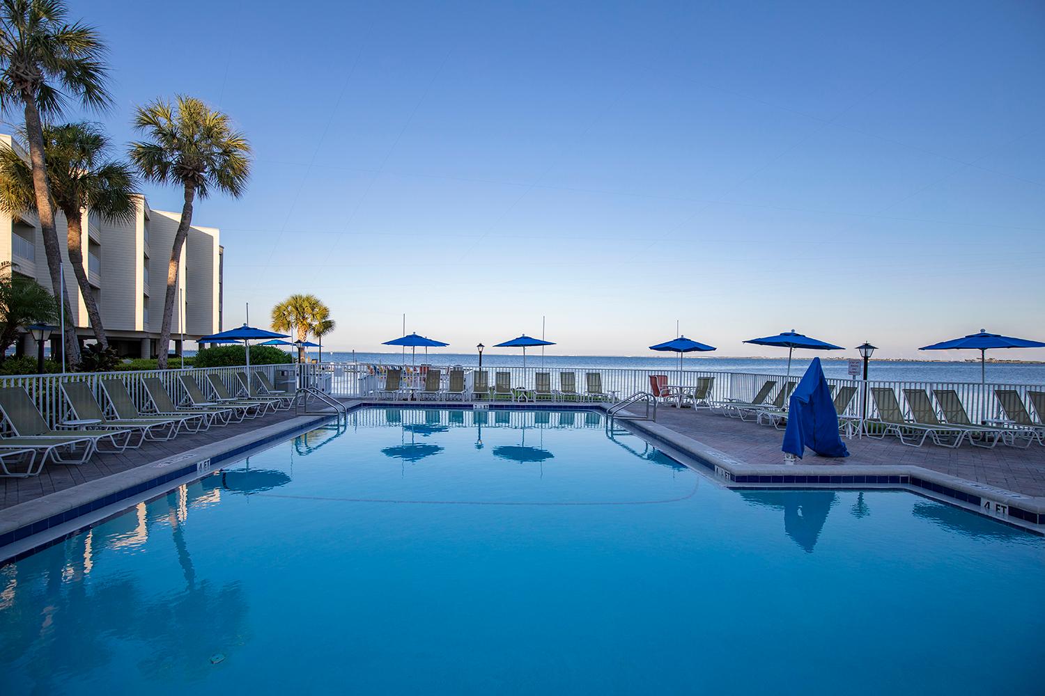 Family 2BR w/ Pool View, Balcony & Private Beach