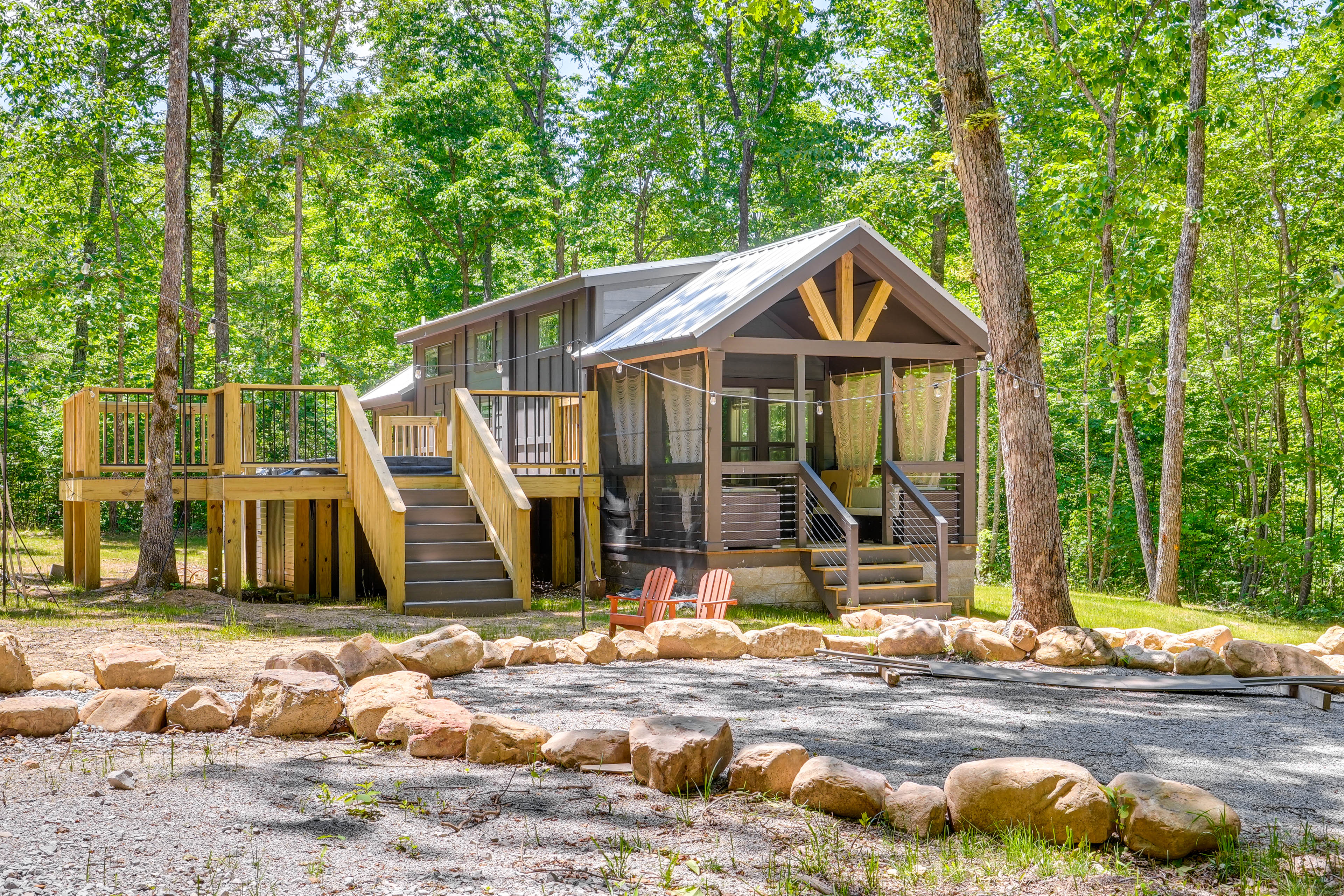 Property Image 1 - Monteagle Cabin w/ Swim Spa, Sauna & Fire Pit!