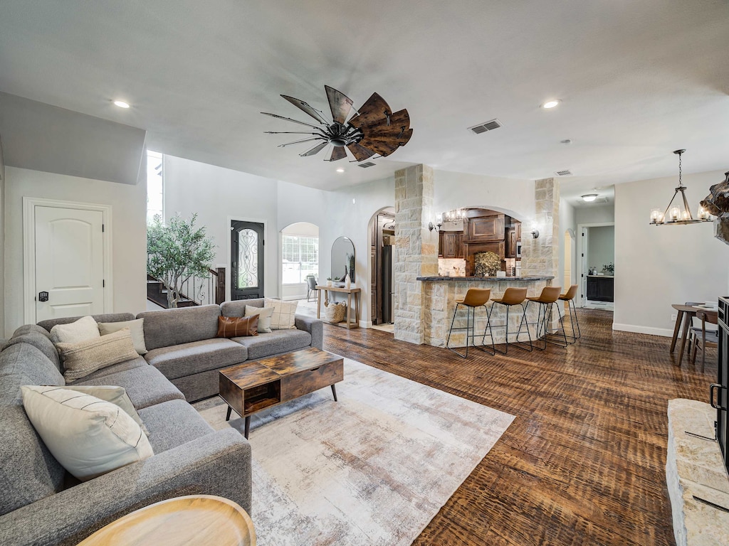 Seamless luxury—our open floor plan connects living, dining, and kitchen spaces for effortless comfort.