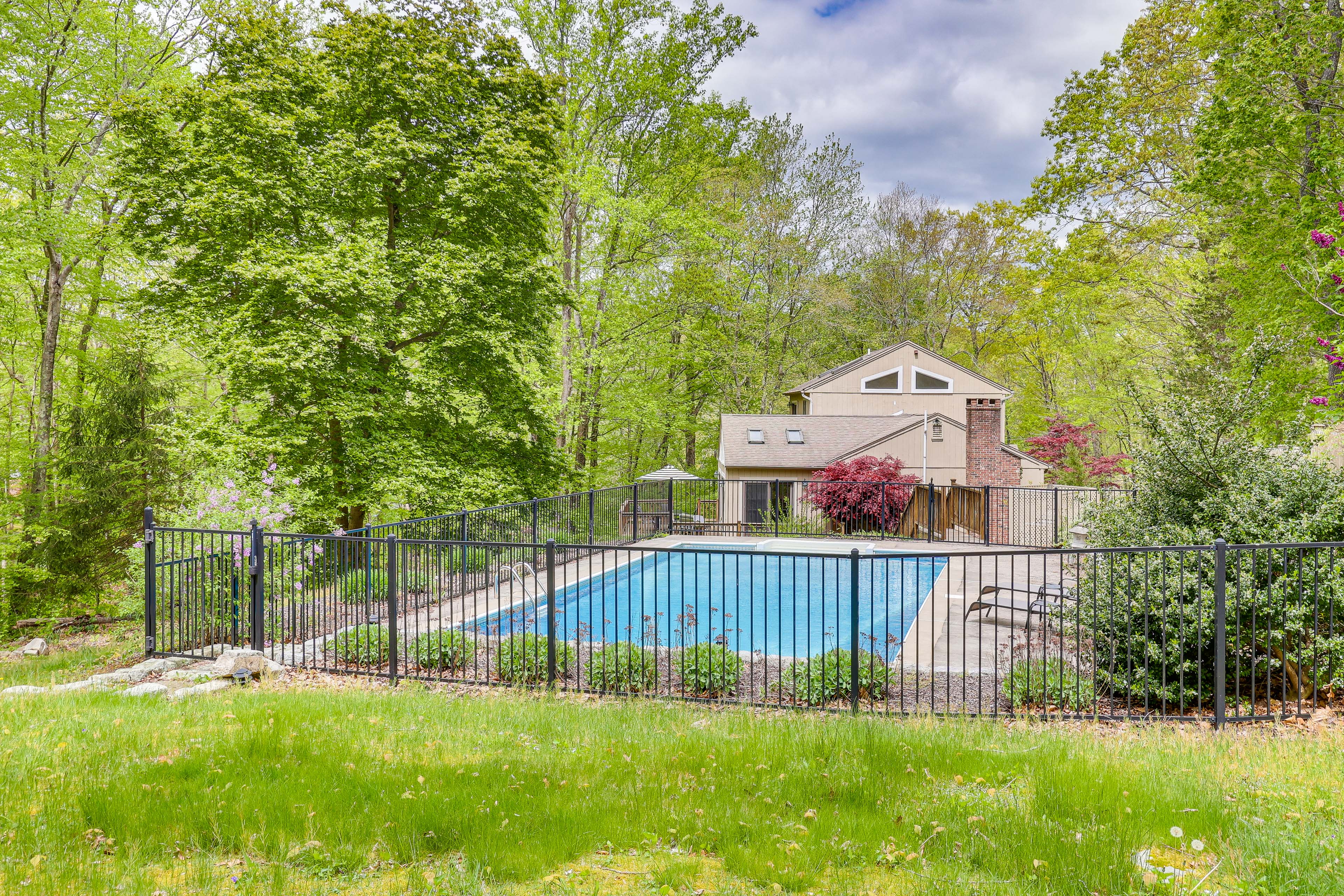 Property Image 2 - Quiet Connecticut Retreat w/ Pool, Deck & Fire Pit